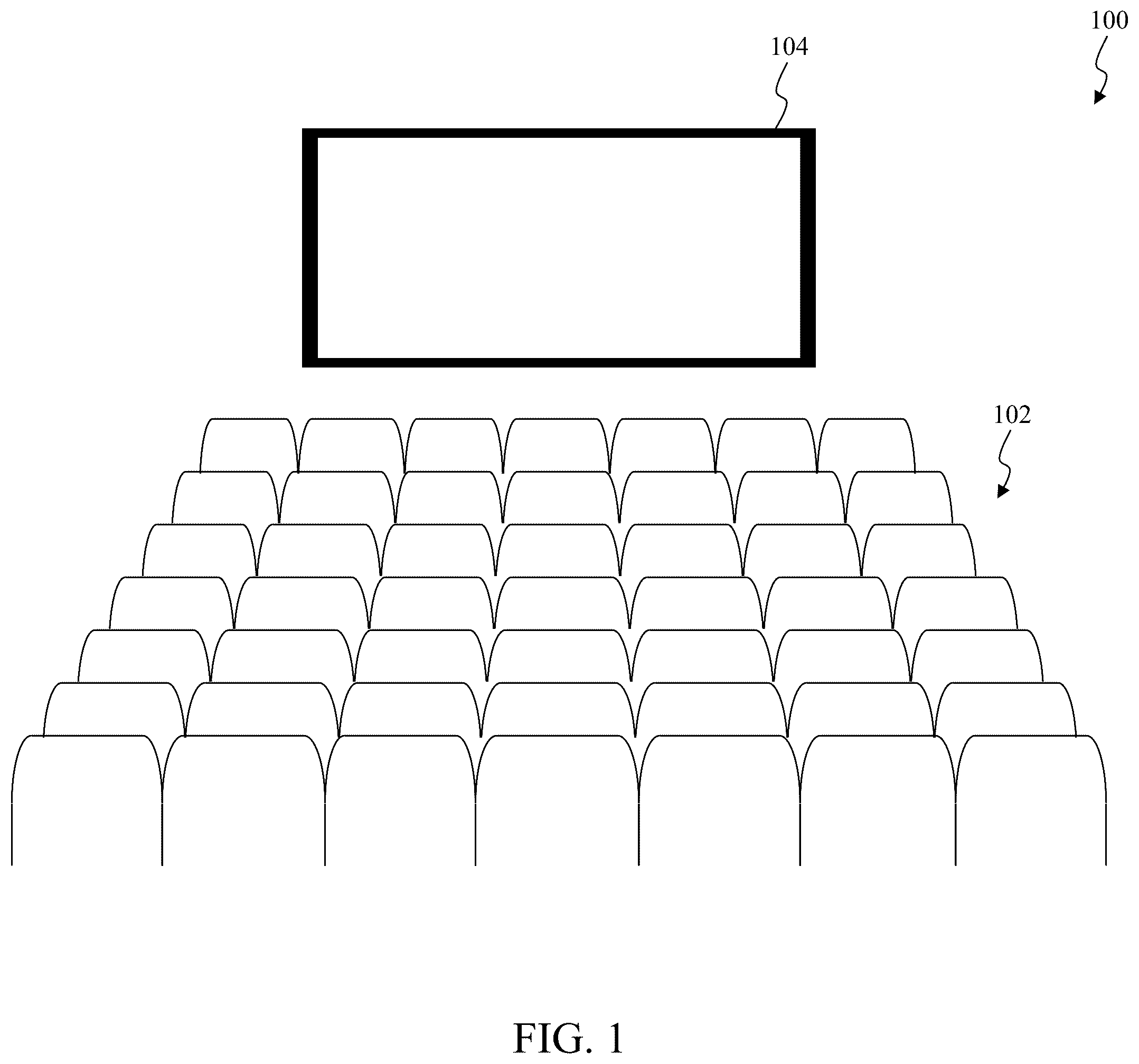 Patent US12348918 — Integrated audiovisual system — Figure 1