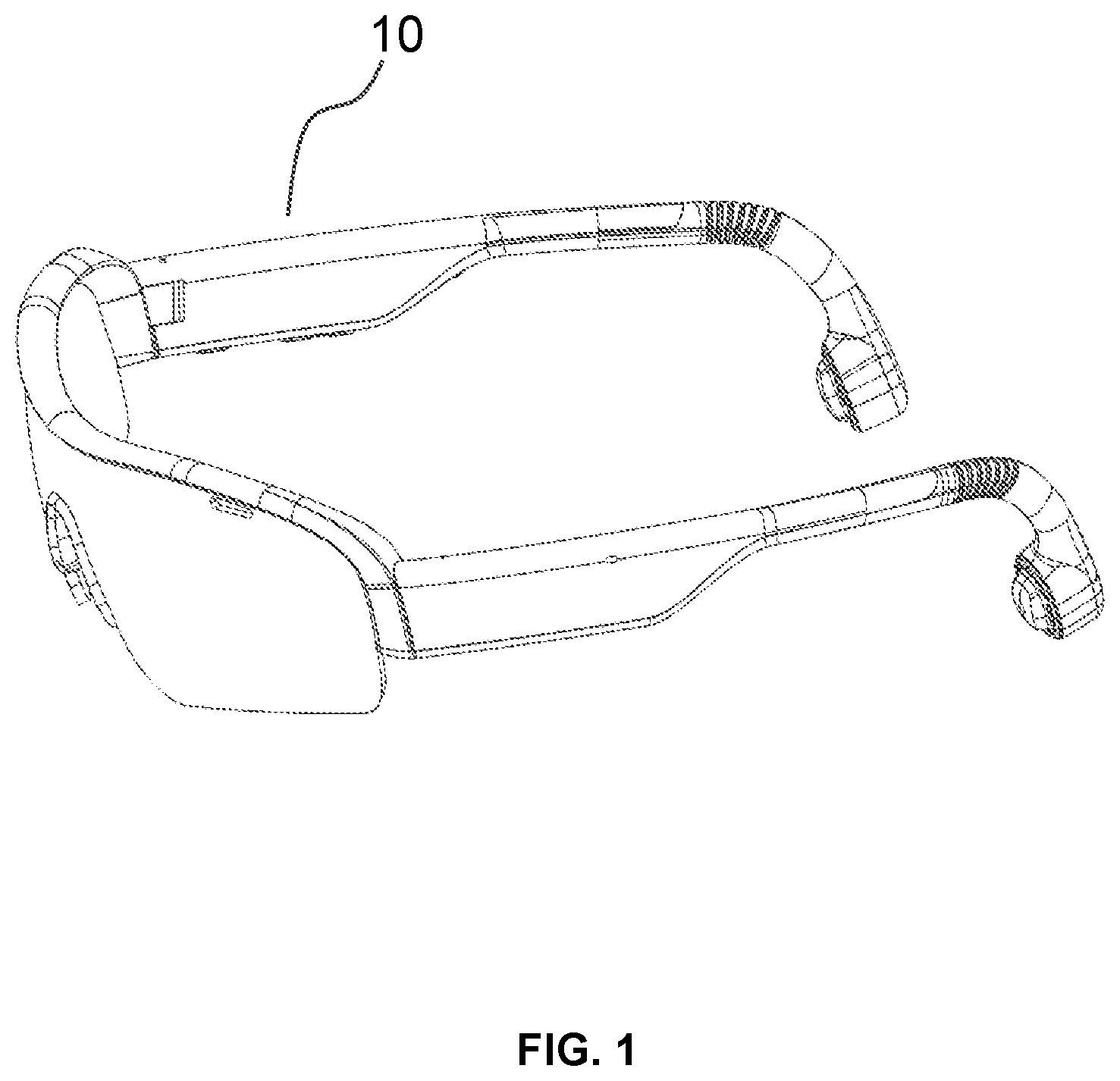 Patent US12348920 — Electronic components and glasses — Figure 1