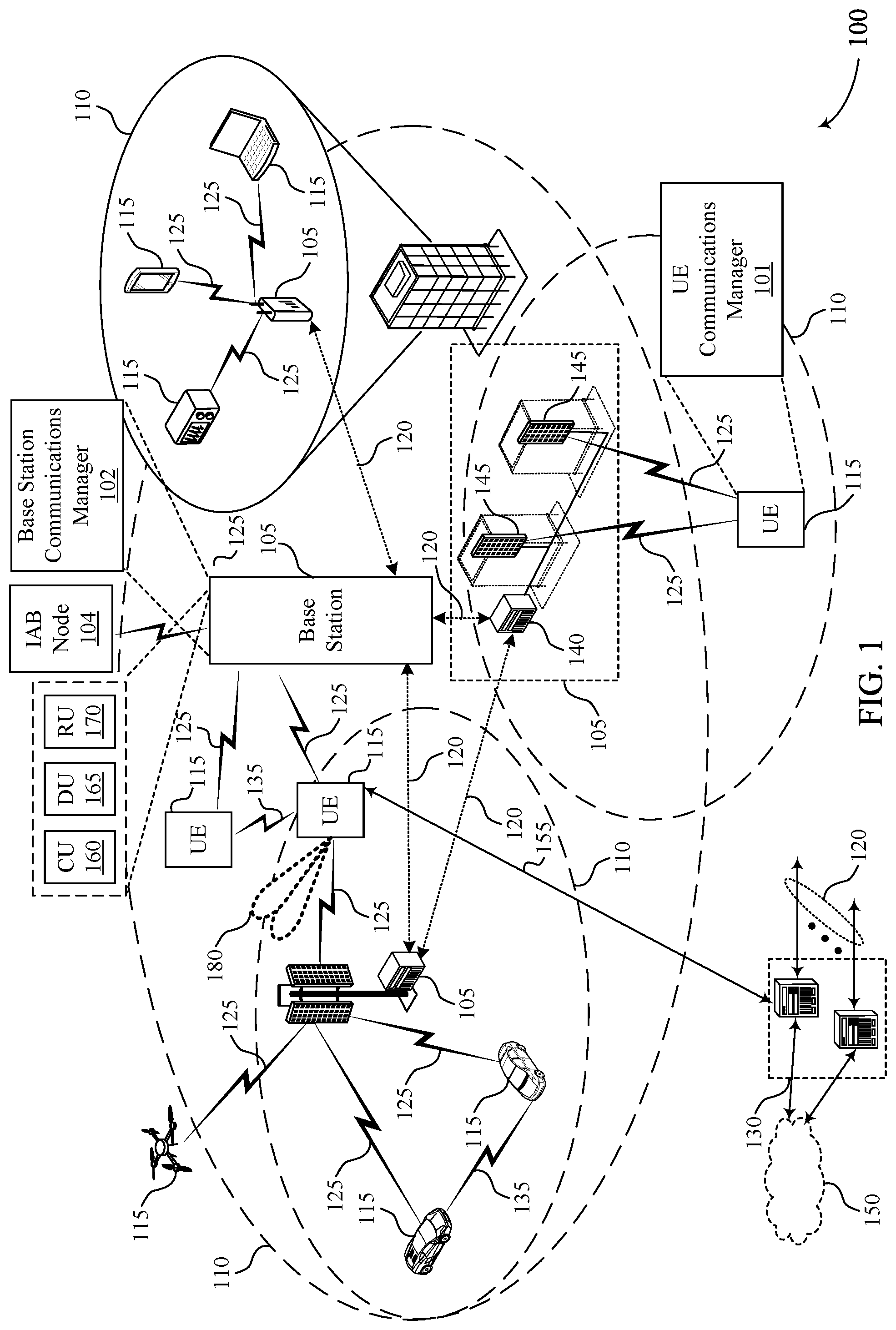 Patent US12348992 — Search space set linking with unified beam configurations — Figure 1