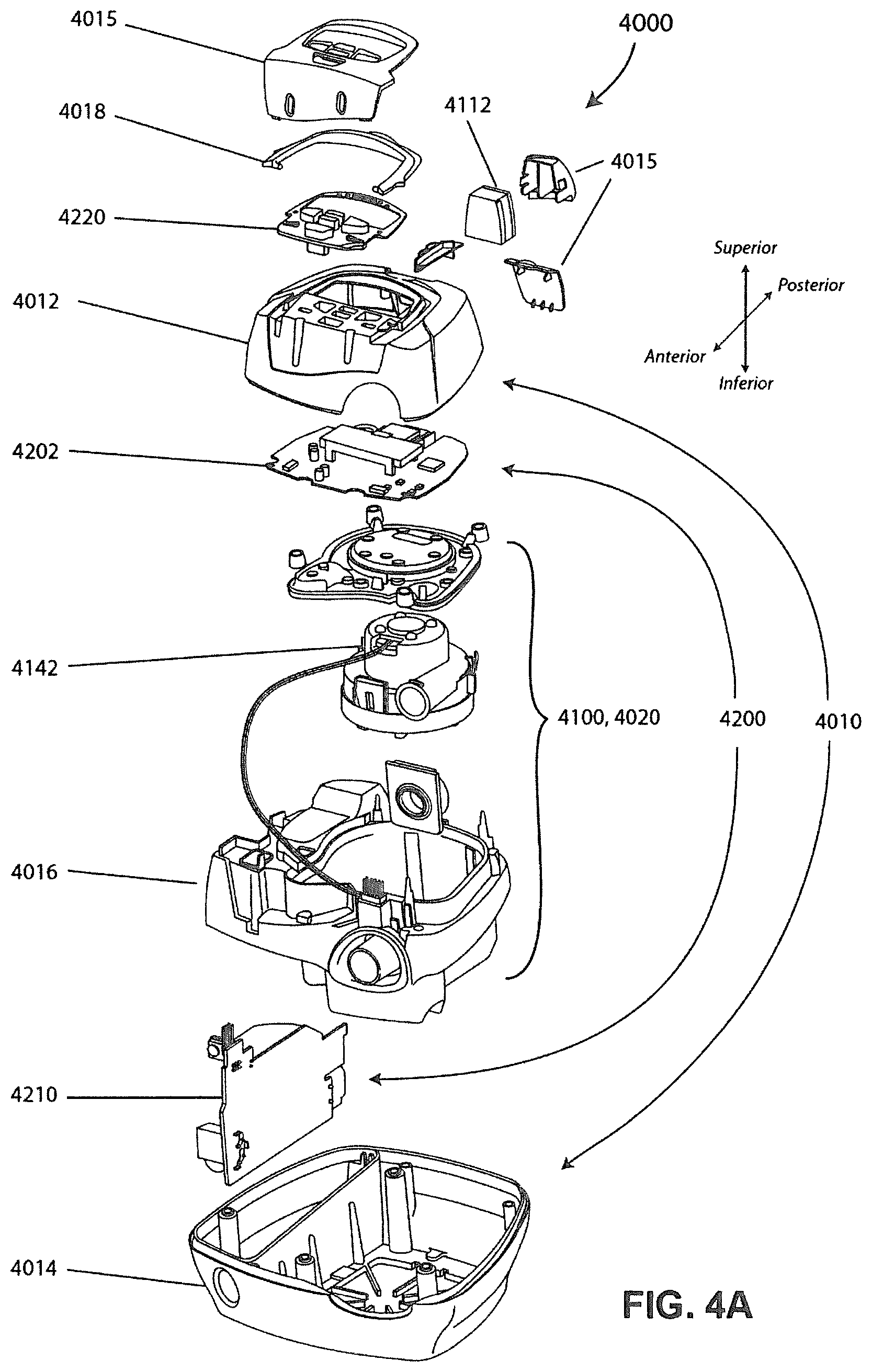 Patent US12350034 Figure 4 – Methods and apparatus for detection of disordered breathing