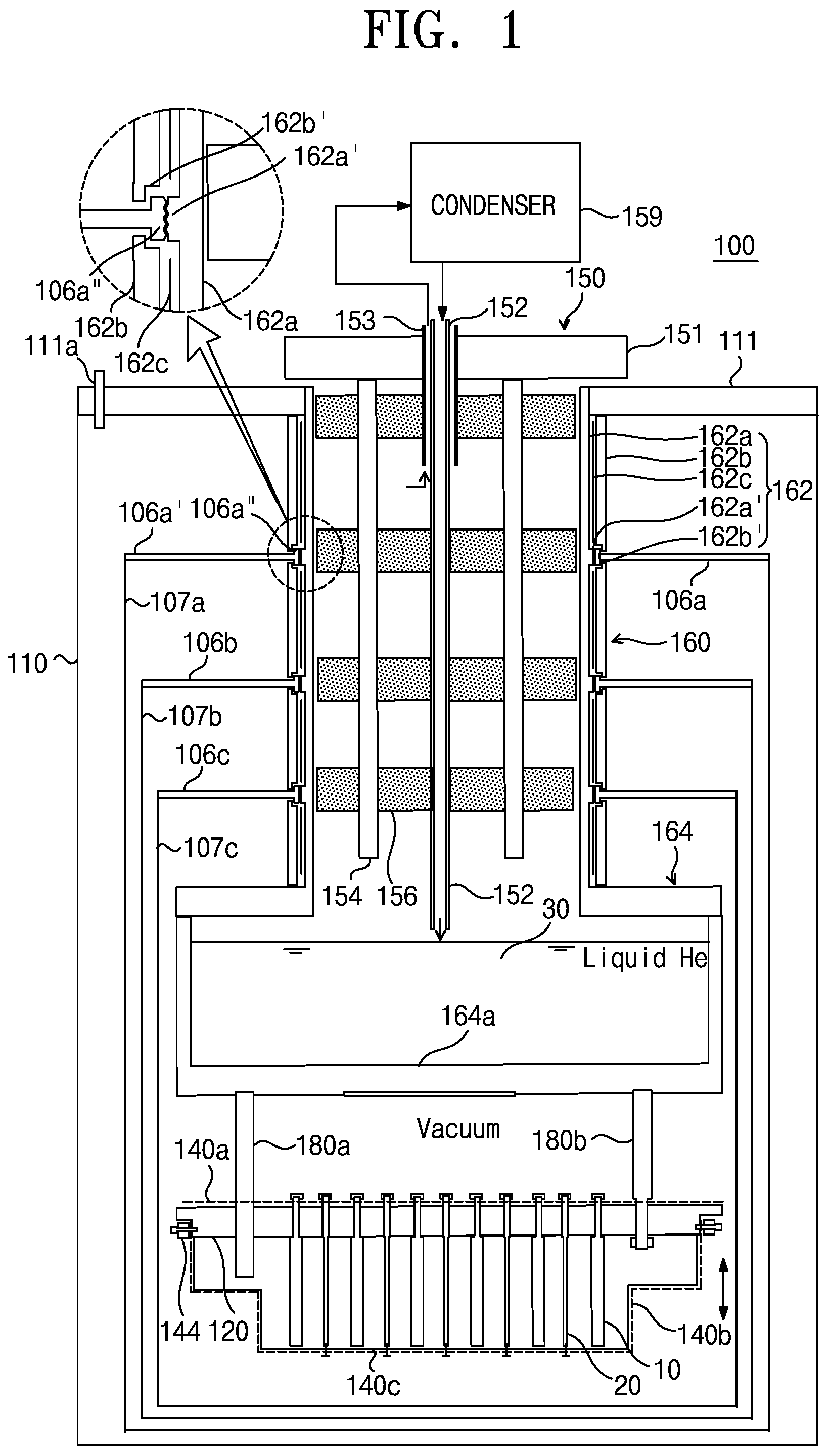 Patent US12350052 Figure 1 – Magnetocardiography measuring apparatus
