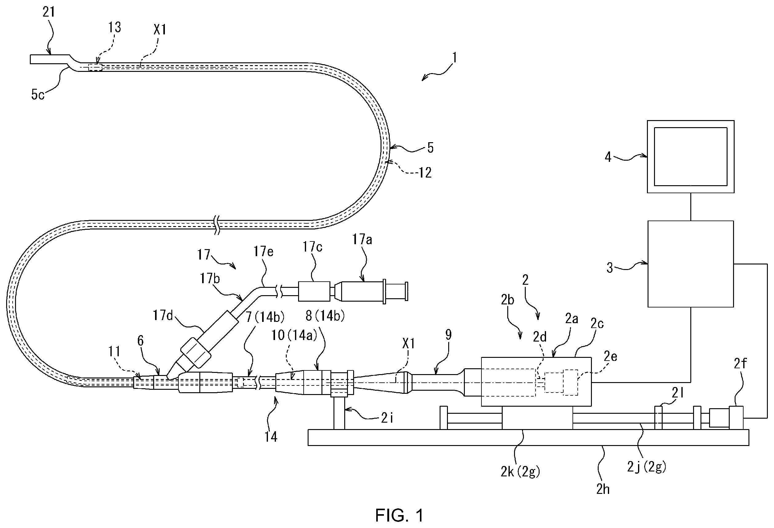 Patent US12350095 — Diagnostic imaging catheter and diagnostic imaging apparatus — Figure 1