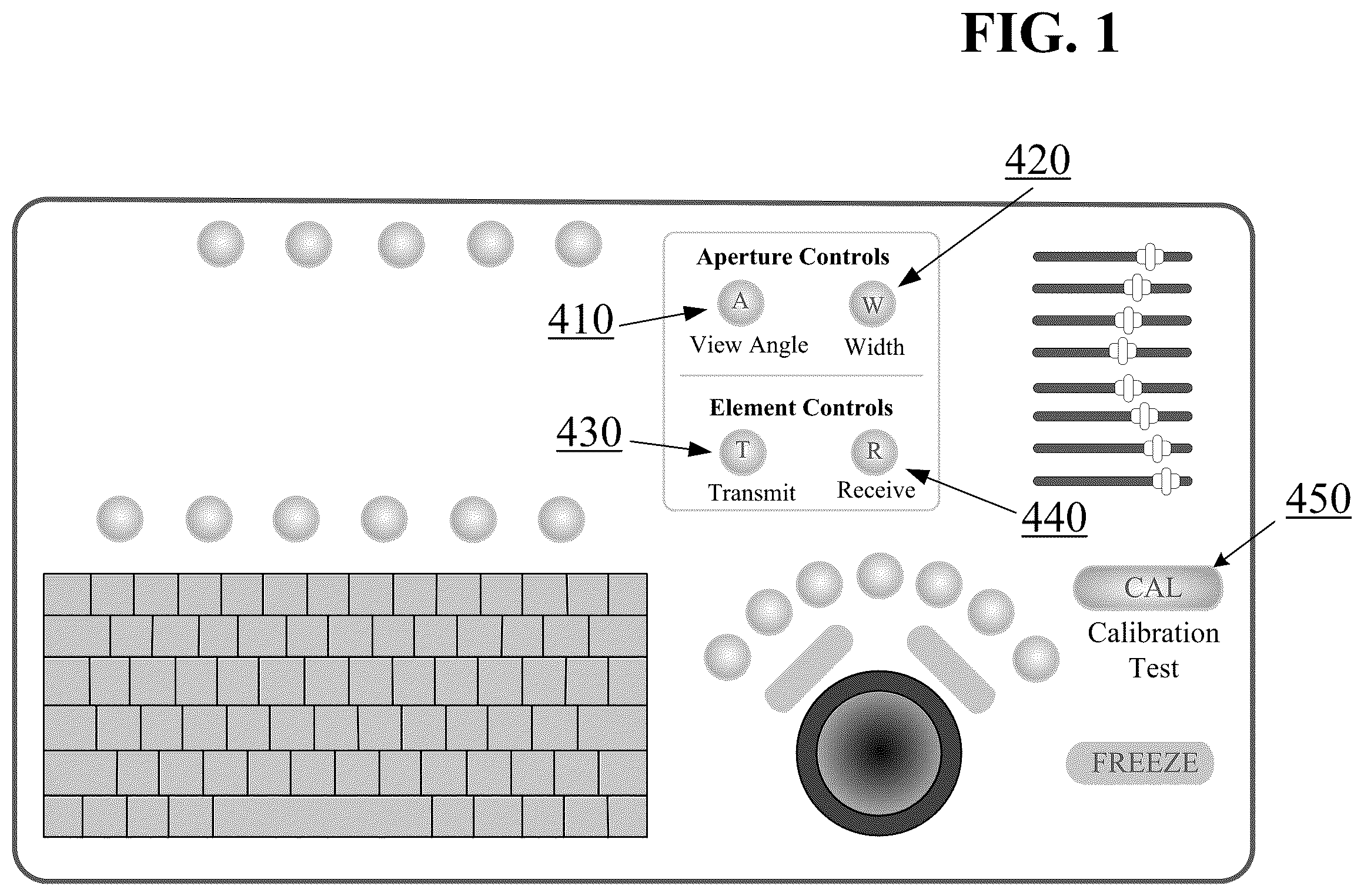 Patent US12350101 — Concave ultrasound transducers and 3D arrays — Figure 1