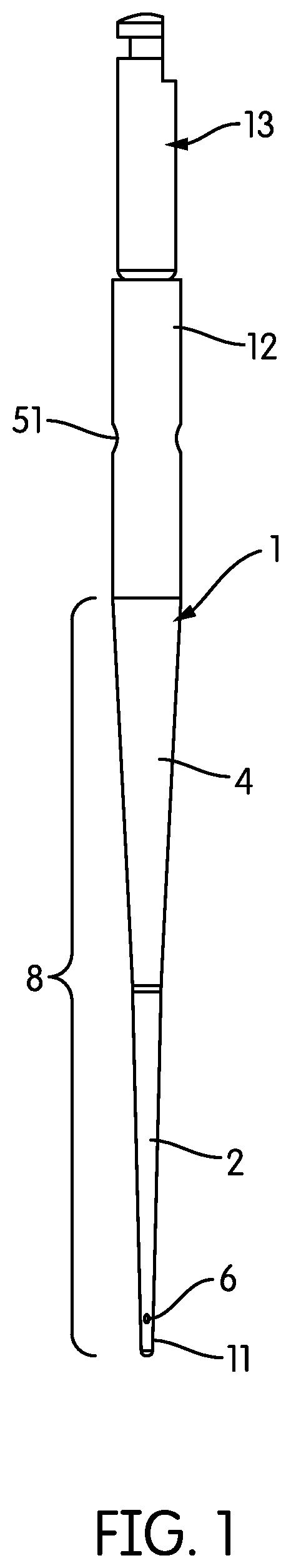 Patent US12350116 — Device for continuous irrigation with activation in endodontics application — Figure 1