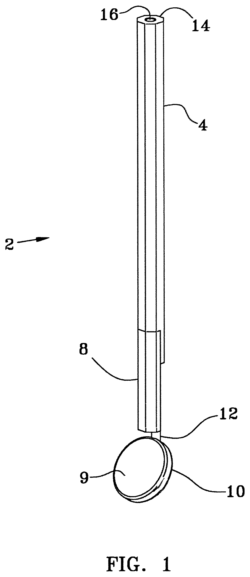 Patent US12350118 — Dental mirror cleaner — Figure 1