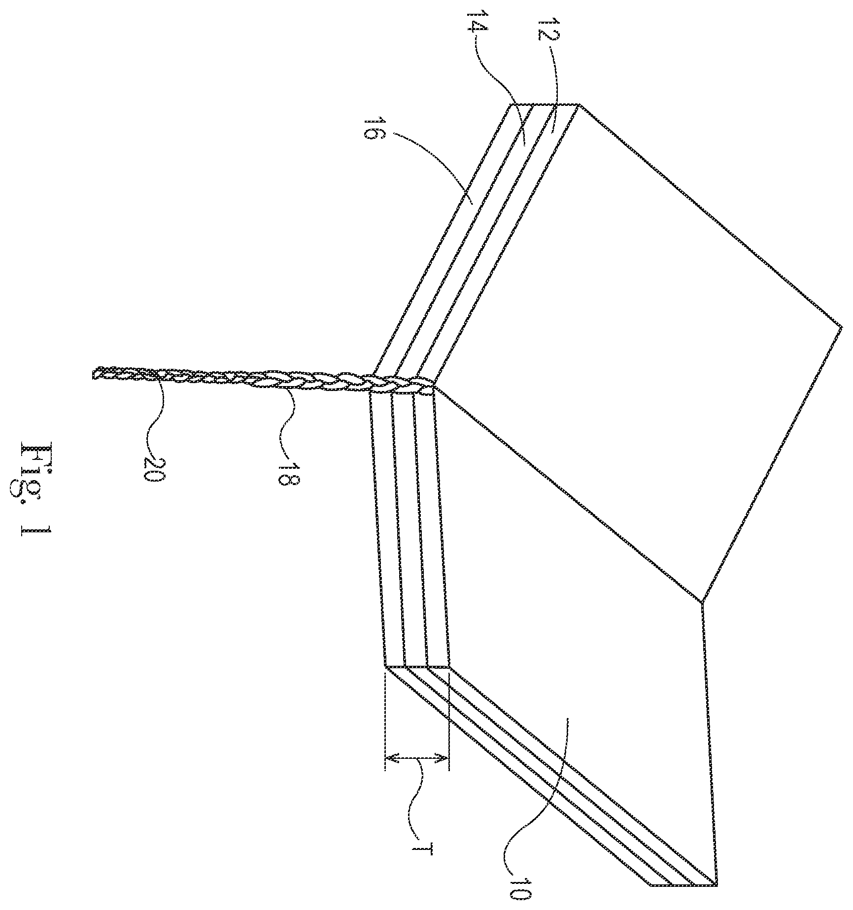 Patent US12350133 — Tampon and method for making same — Figure 1
