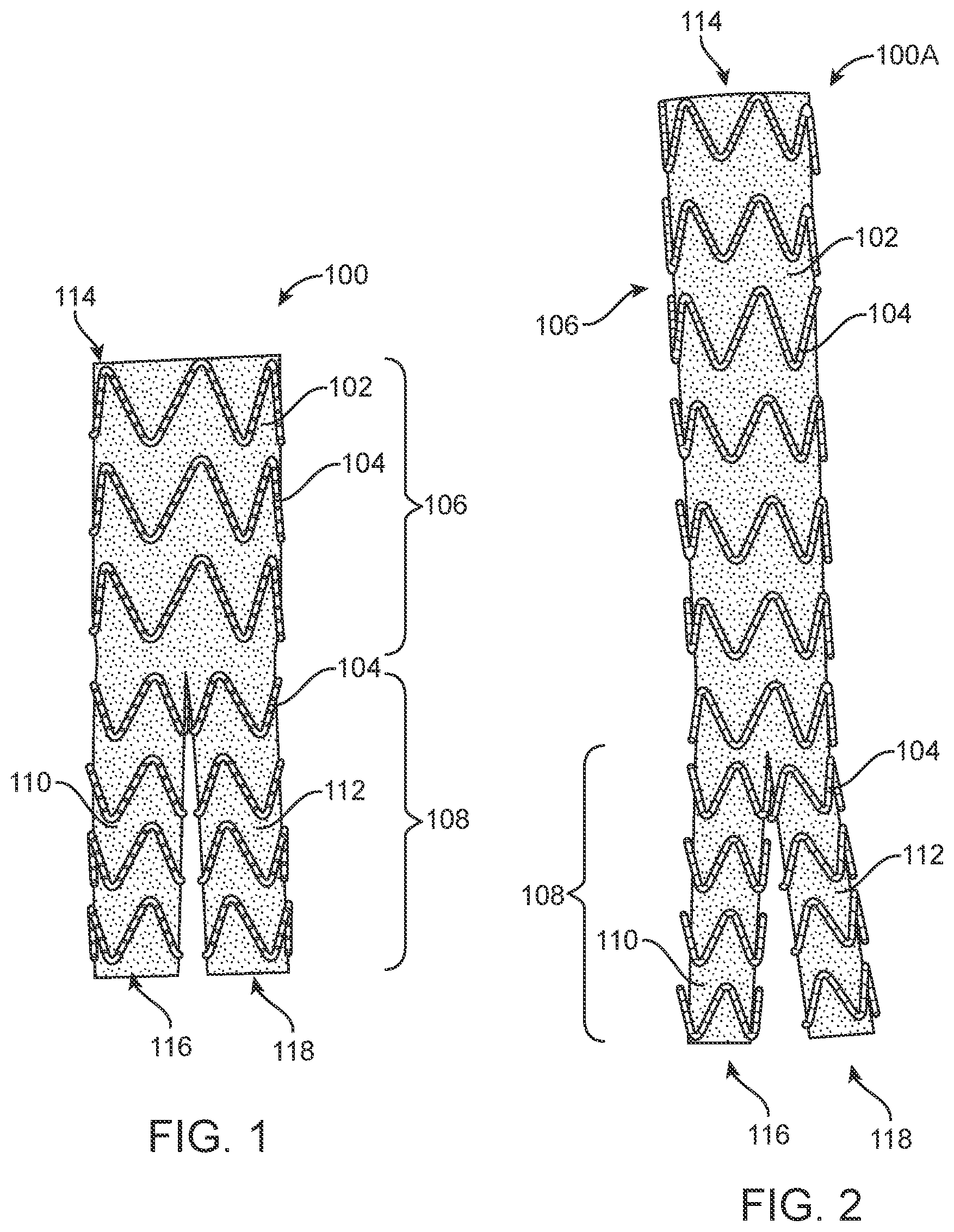Patent US12350143 — Bifurcating branch modular iliac branch device — Figure 1