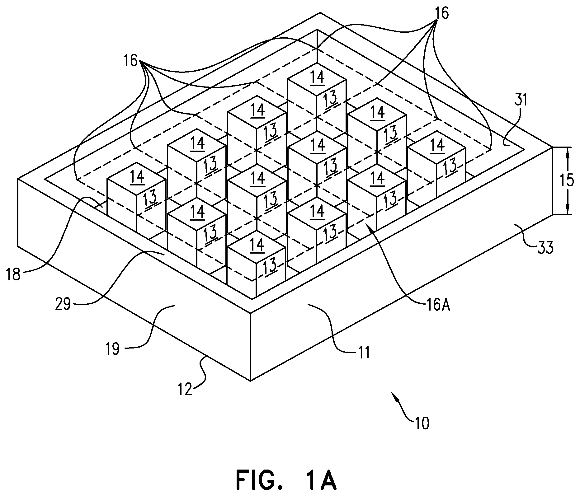 Patent US12350184 — Pressure absorbing skin patch and method of manufacturing same — Figure 1