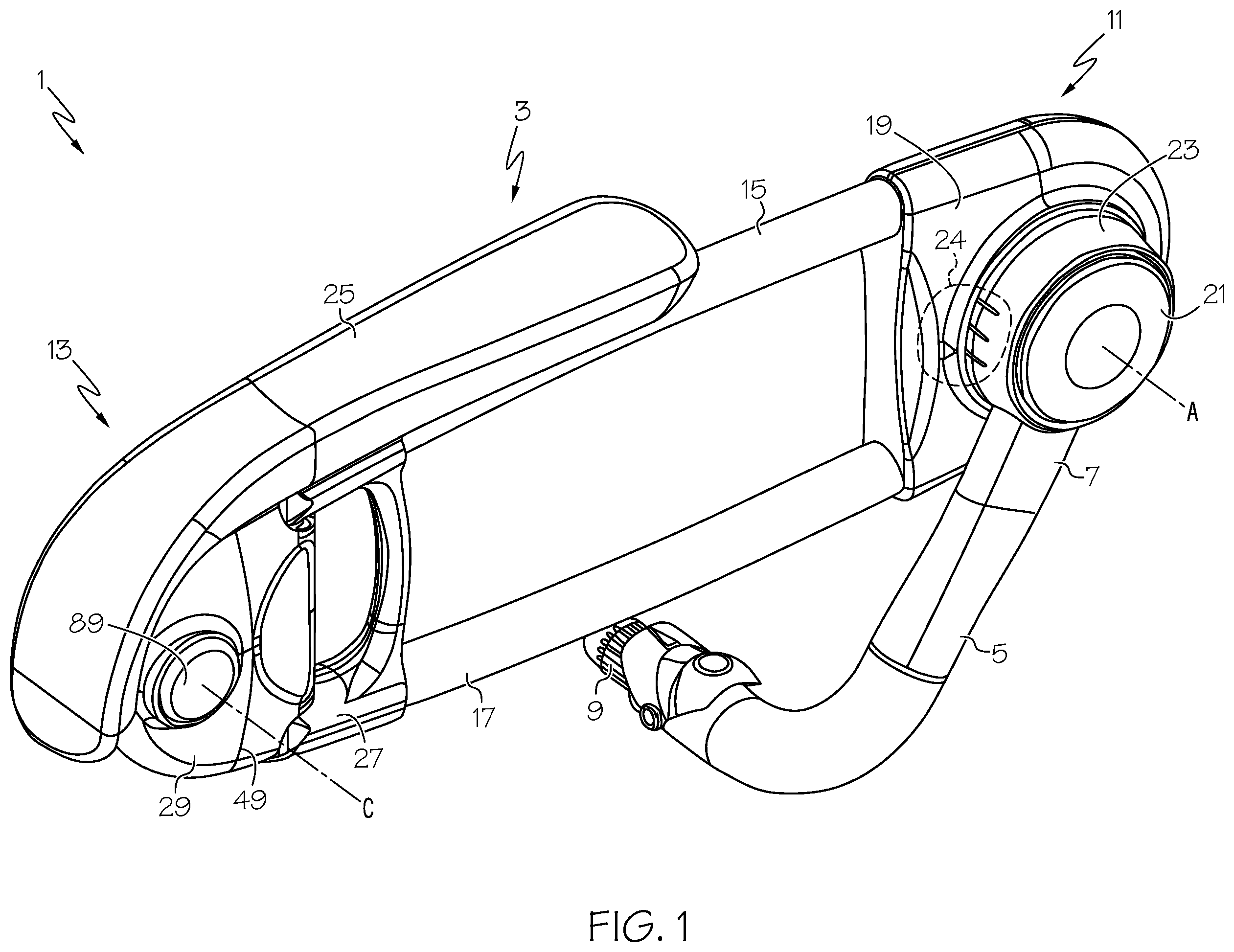 Patent US12350204 — Armrest assembly — Figure 1
