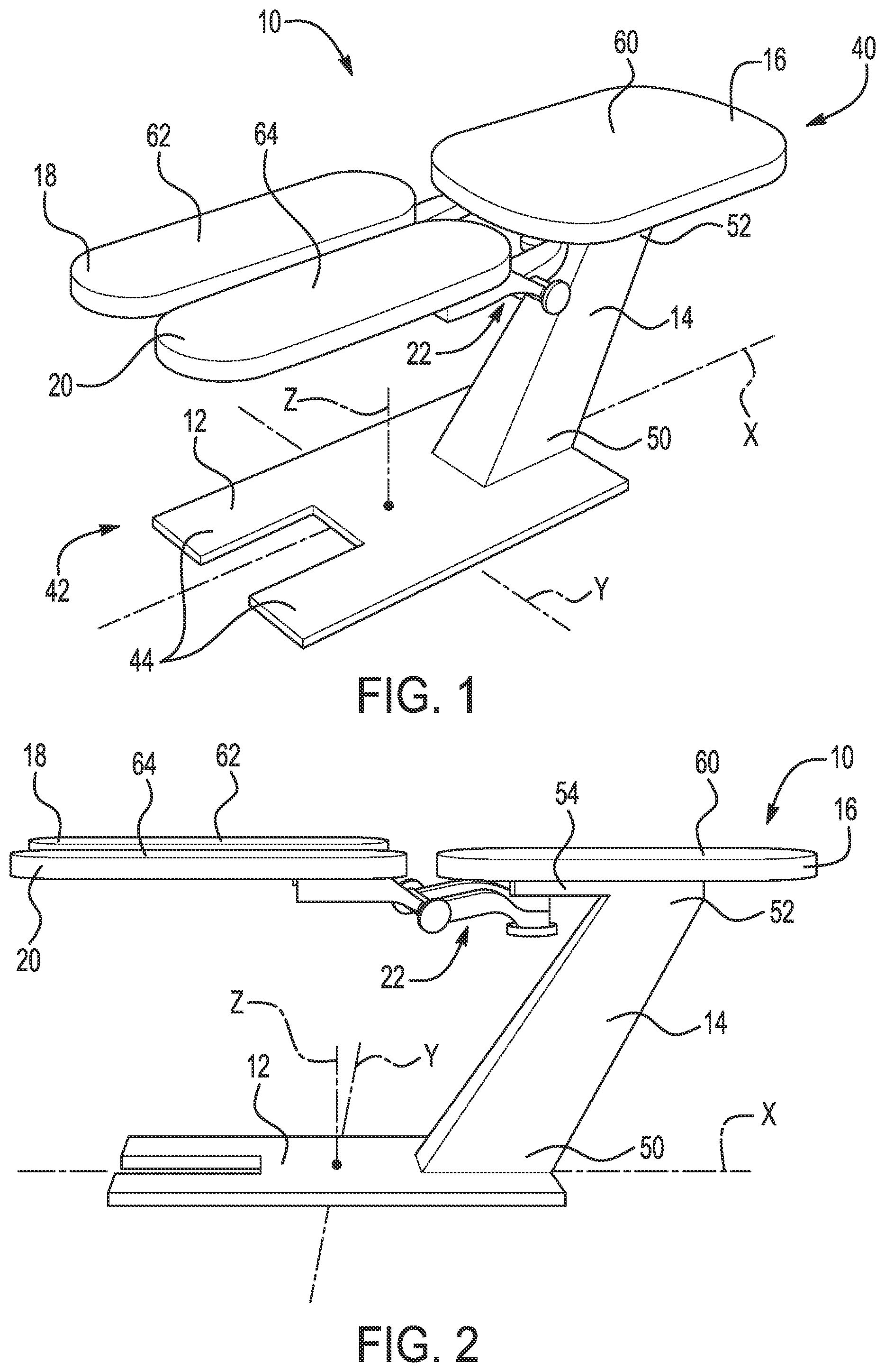 Patent US12350216 Figure 1 – Stretching table