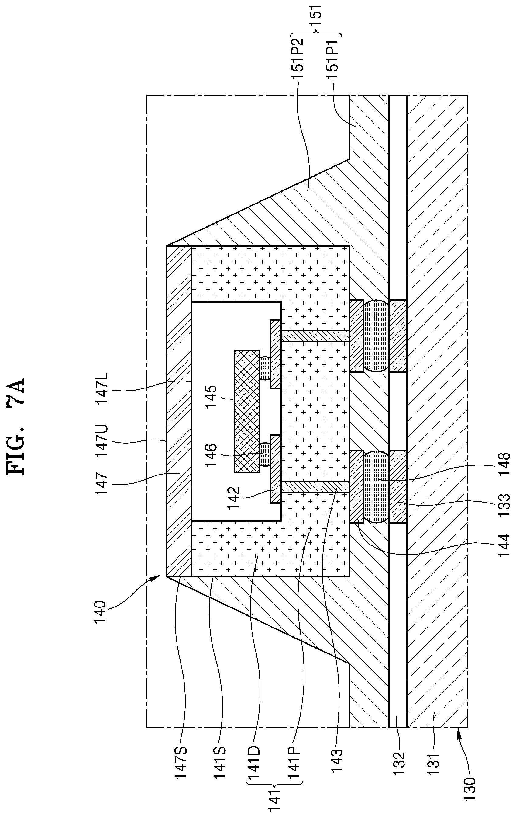 Patent US12350411 Figure 7 – Ultraviolet (UV) light source including light-emitting diode (LED) package with waterproof coating layer