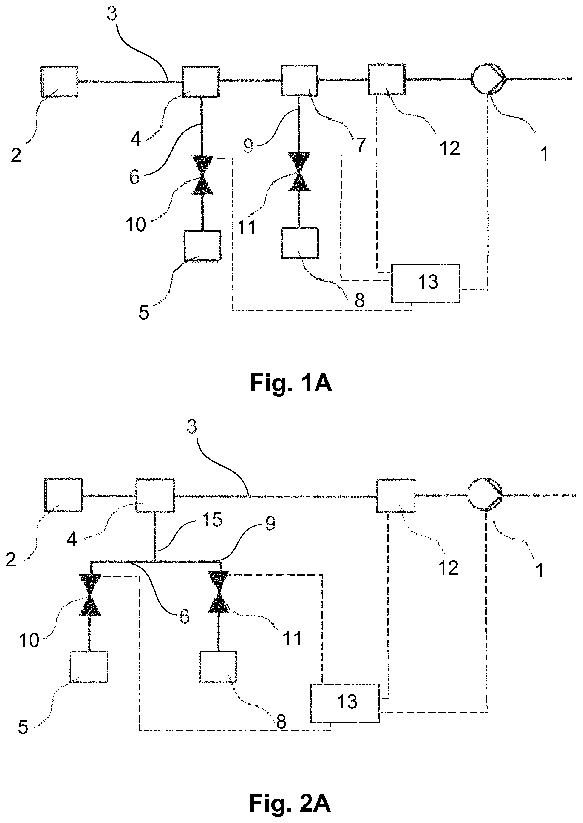 Patent US12350414 — Method and device for intermittent, pulsating proportioning of a dialysis liquid mixture — Figure 1