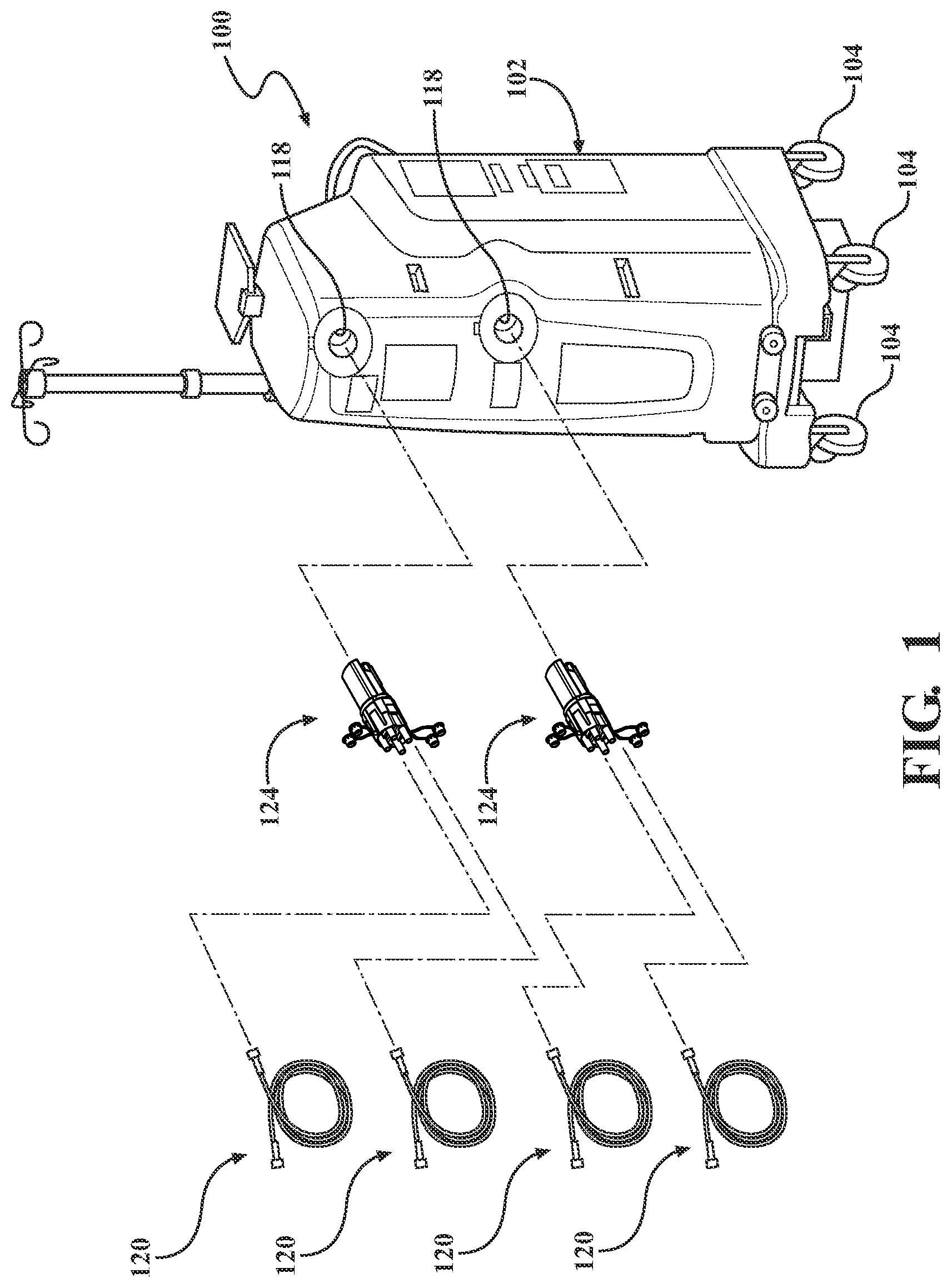 Patent US12350418 — Manifold for a medical waste collection system — Figure 1