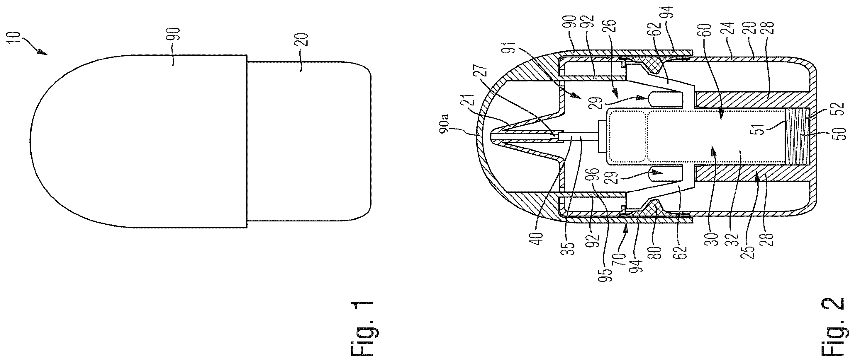 Patent US12350420 — Fluid dispensing device — Figure 1