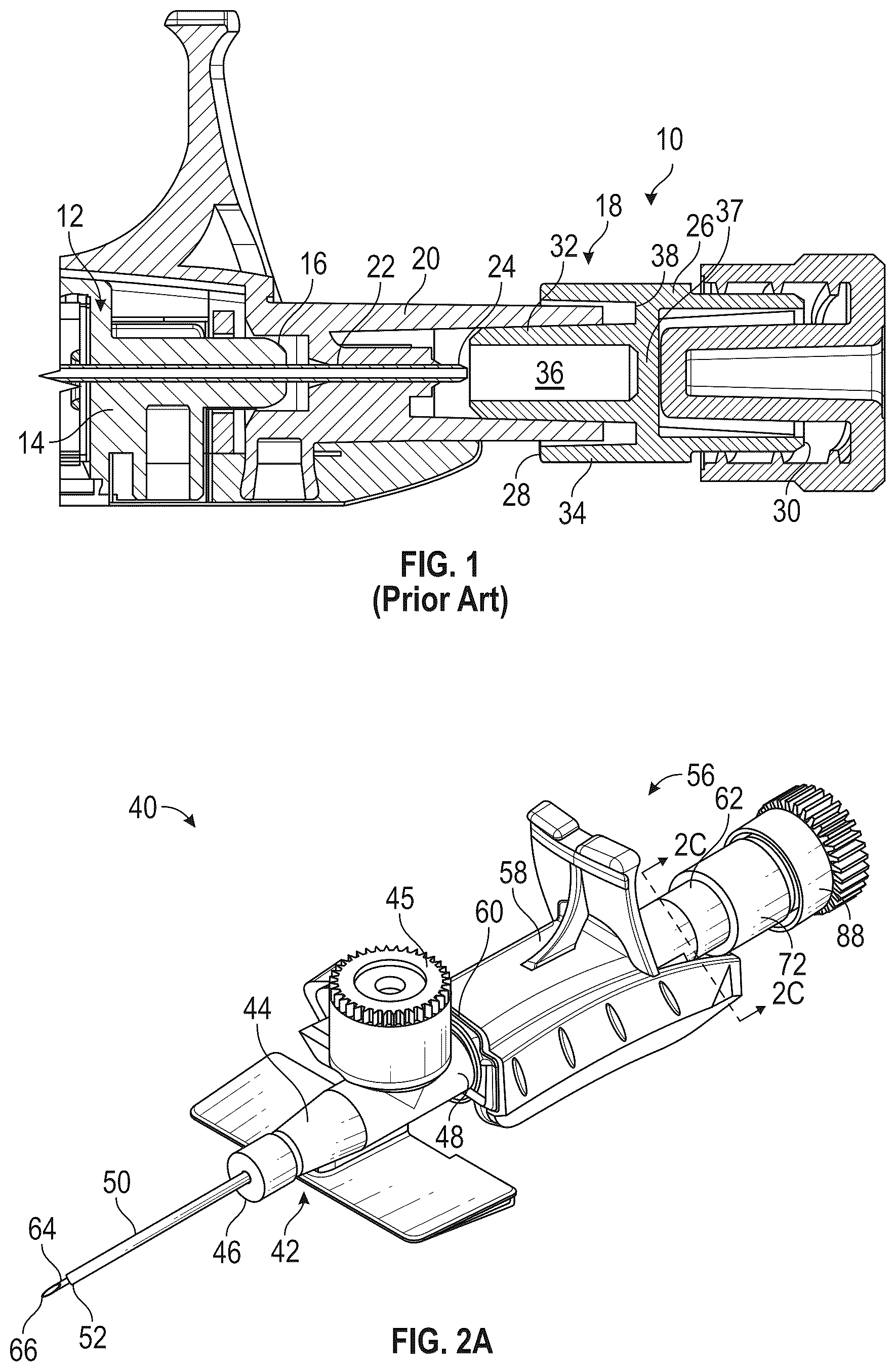 Patent US12350453 — Catheter system facilitating blood flashback visualization — Figure 1