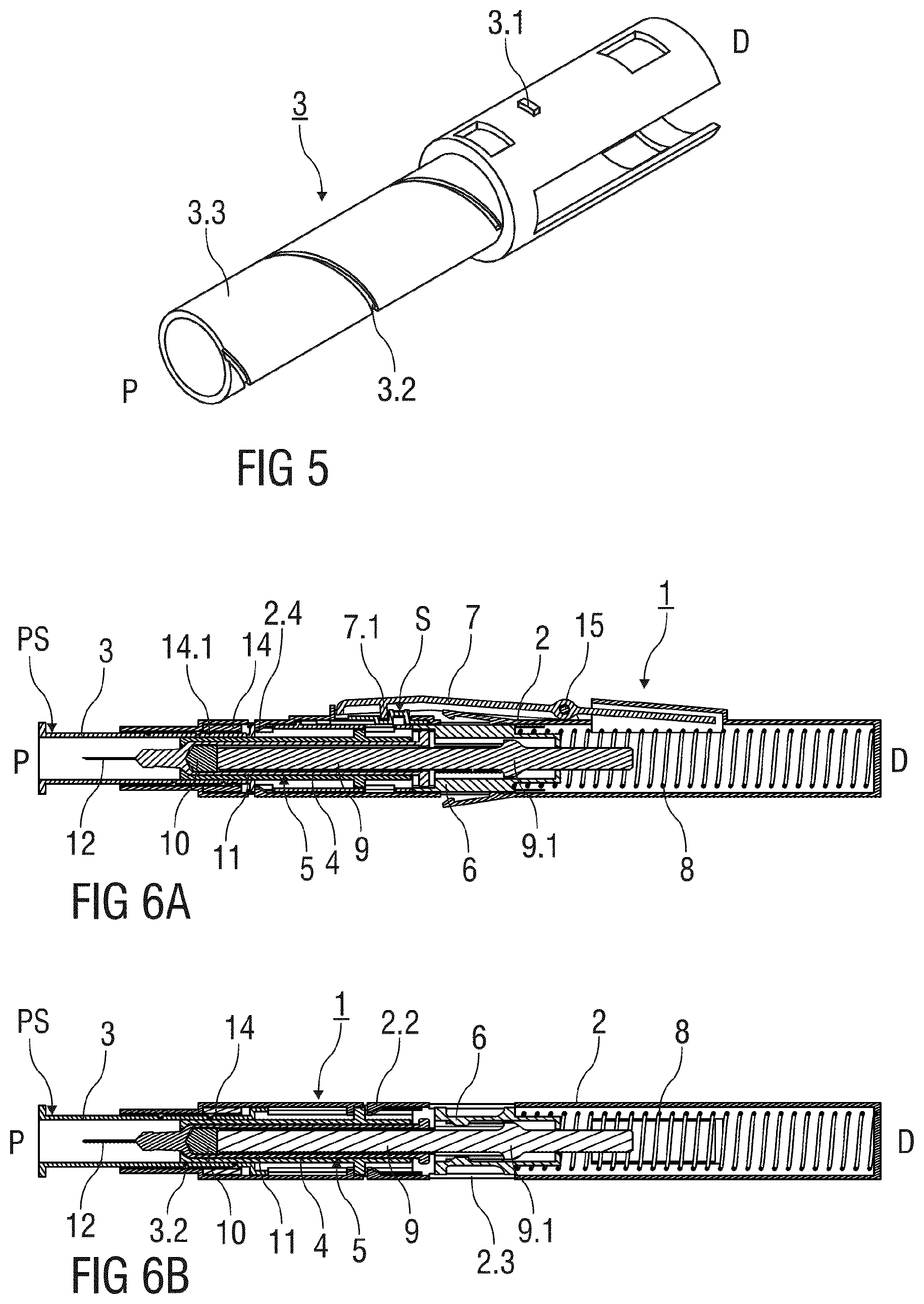 Patent US12350470 Figure 3 – Auto-injector