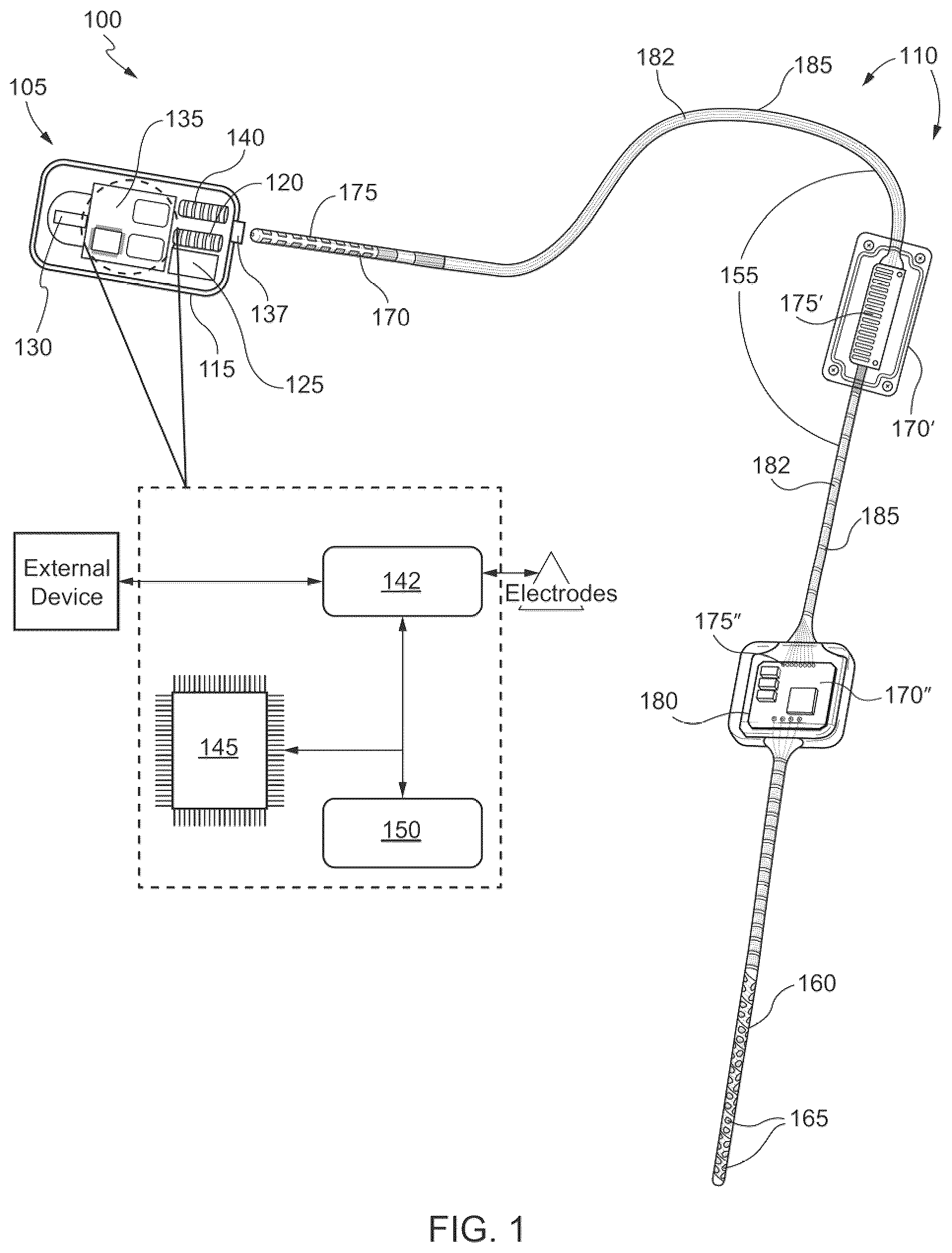 Patent US12350501 — Connectors for high density neural interfaces — Figure 1