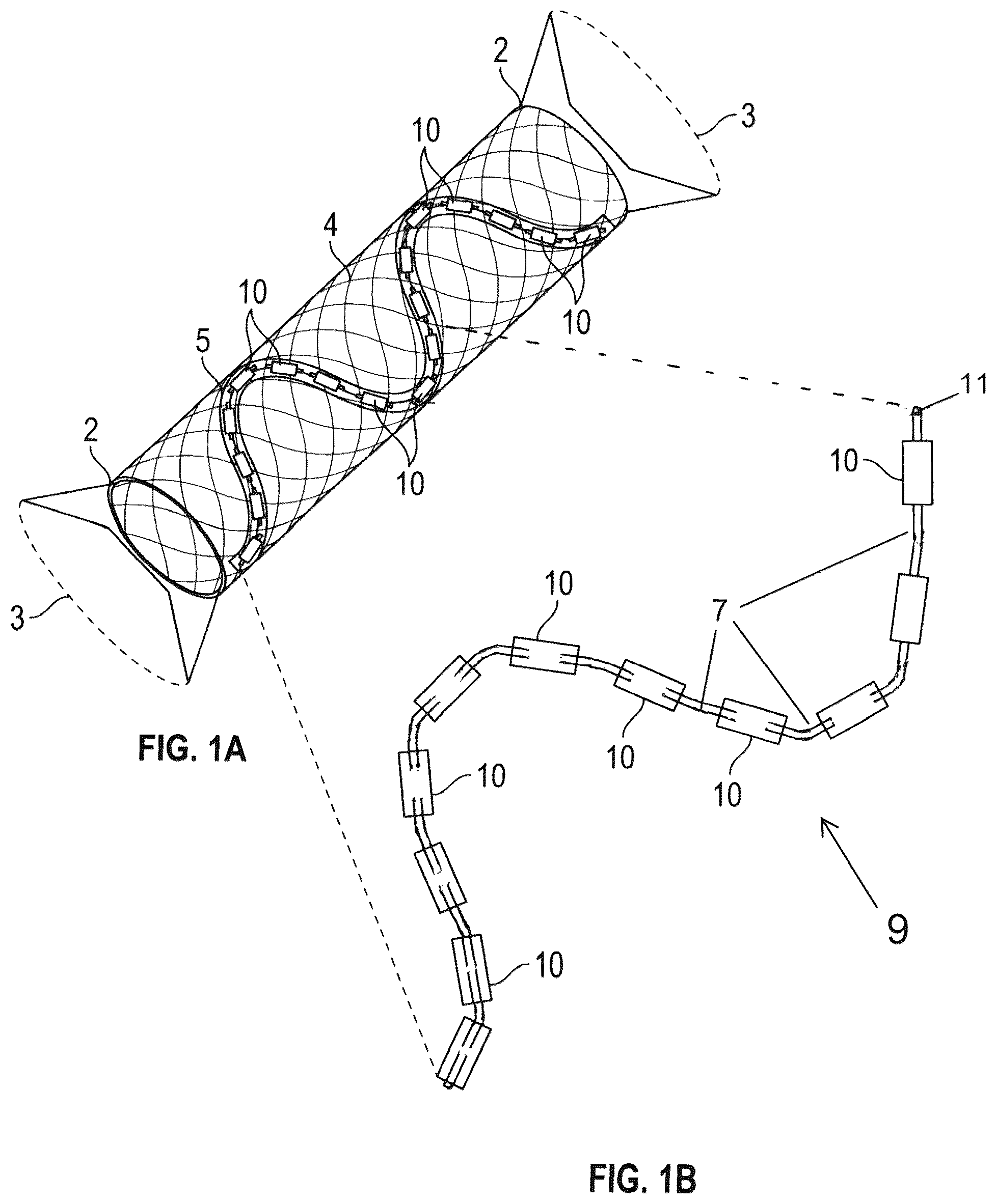 Patent US12350515 — Variable volume brachytherapy stent, method for delivering variable dosimetries in brachytherapy — Figure 1