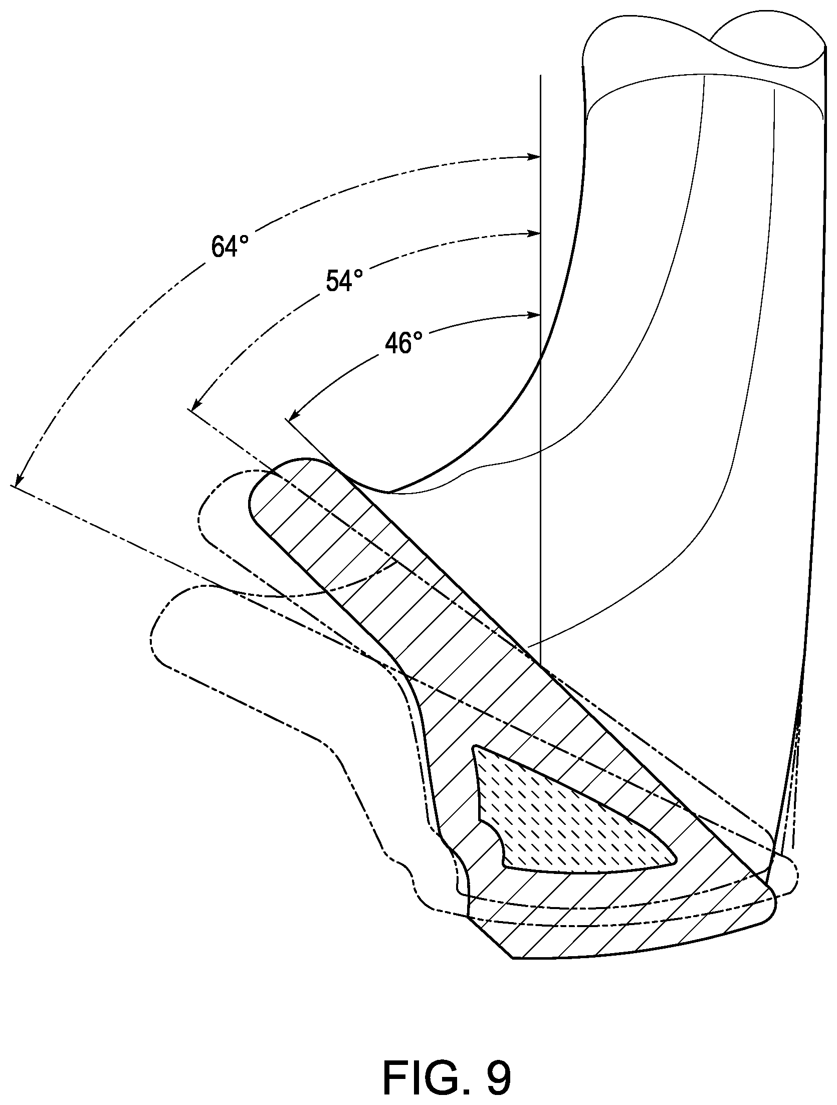 Patent US12350557 Figure 5 – Golf club head