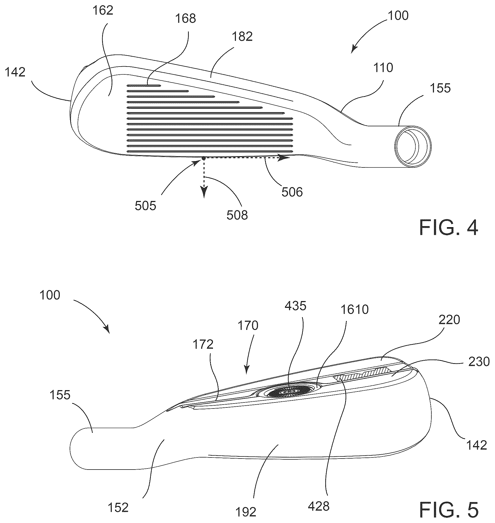 Patent US12350559 Figure 3 – Golf club heads and methods to manufacture golf club heads