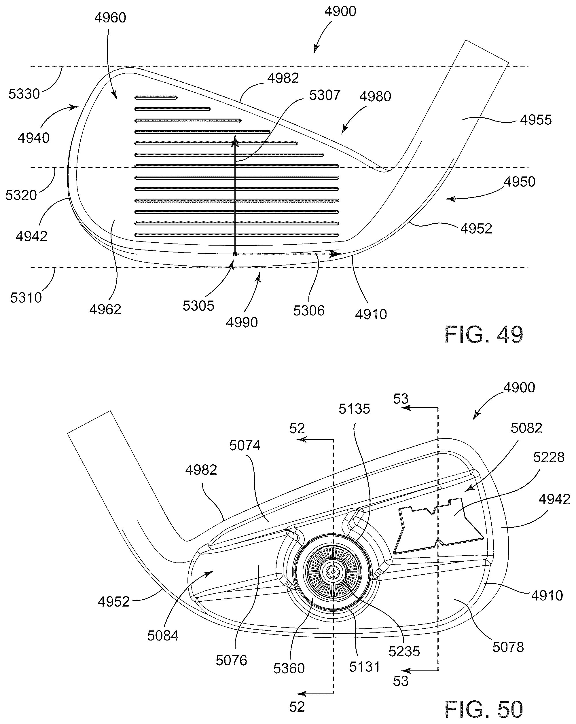 Patent US12350559 Figure 19 – Golf club heads and methods to manufacture golf club heads
