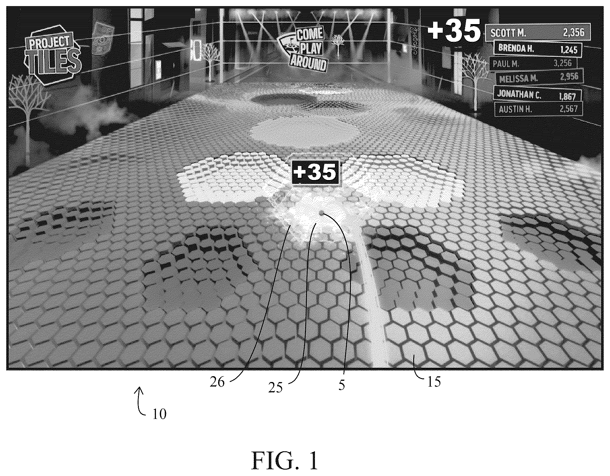 Patent US12350563 — Game with a fully scoreable outfield — Figure 1
