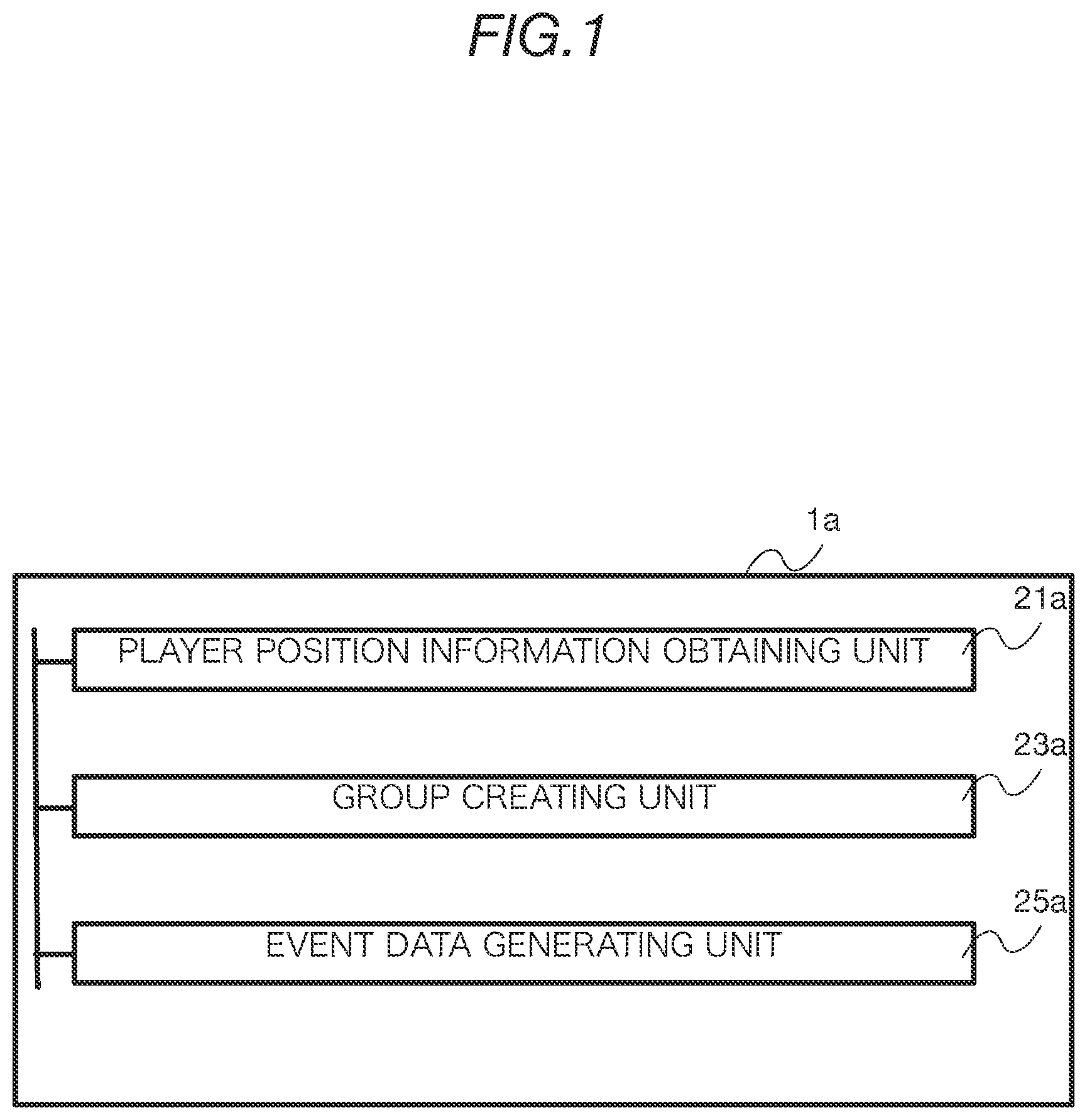 Patent US12350580 — Medium, game event processing system, and method — Figure 1