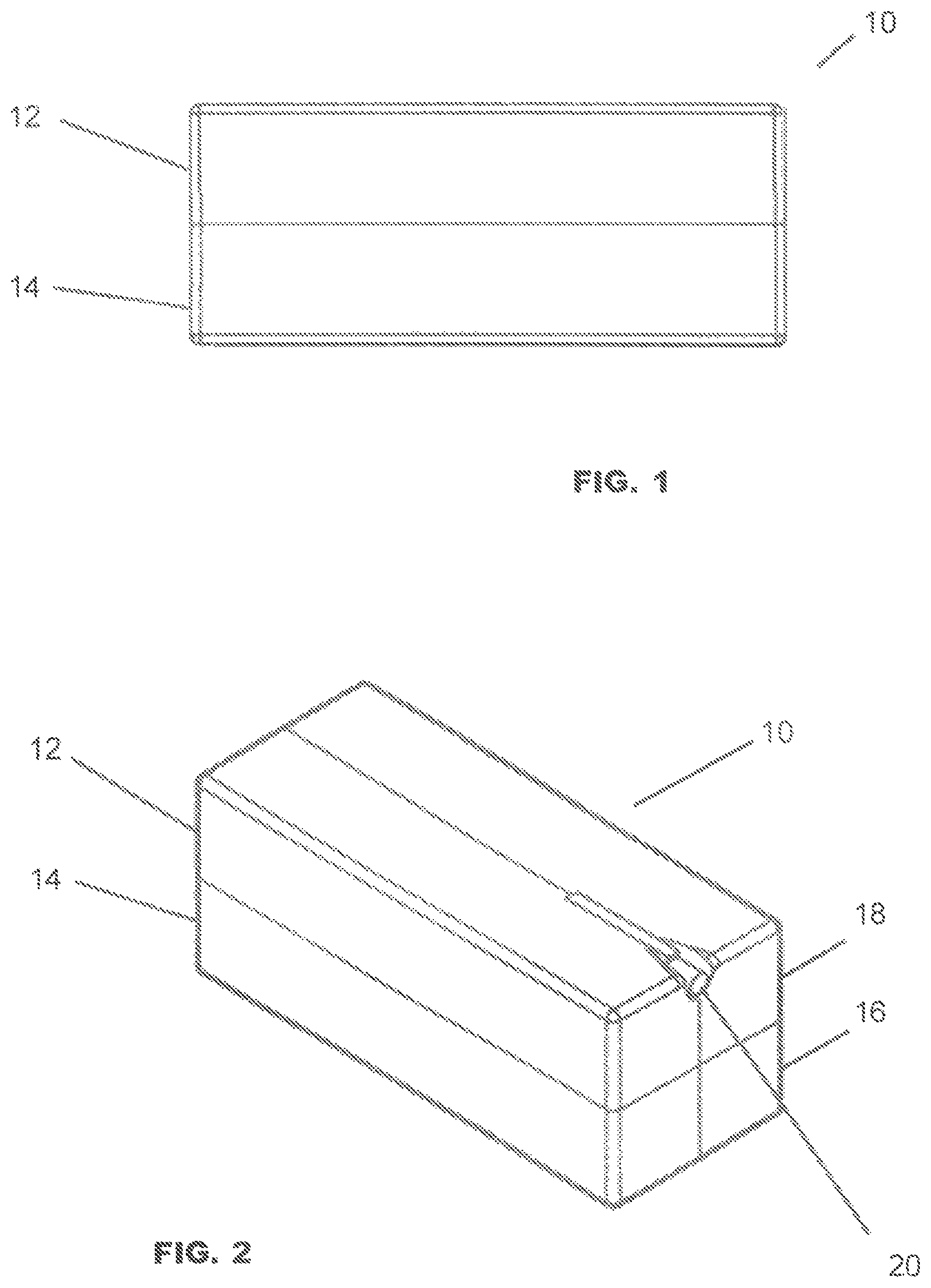 Patent US12350598 — Domino box with integrated stands — Figure 1