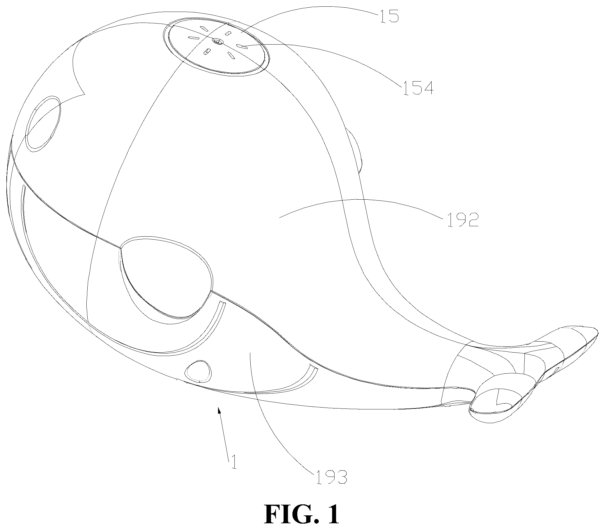 Patent US12350602 — Water play toy — Figure 1