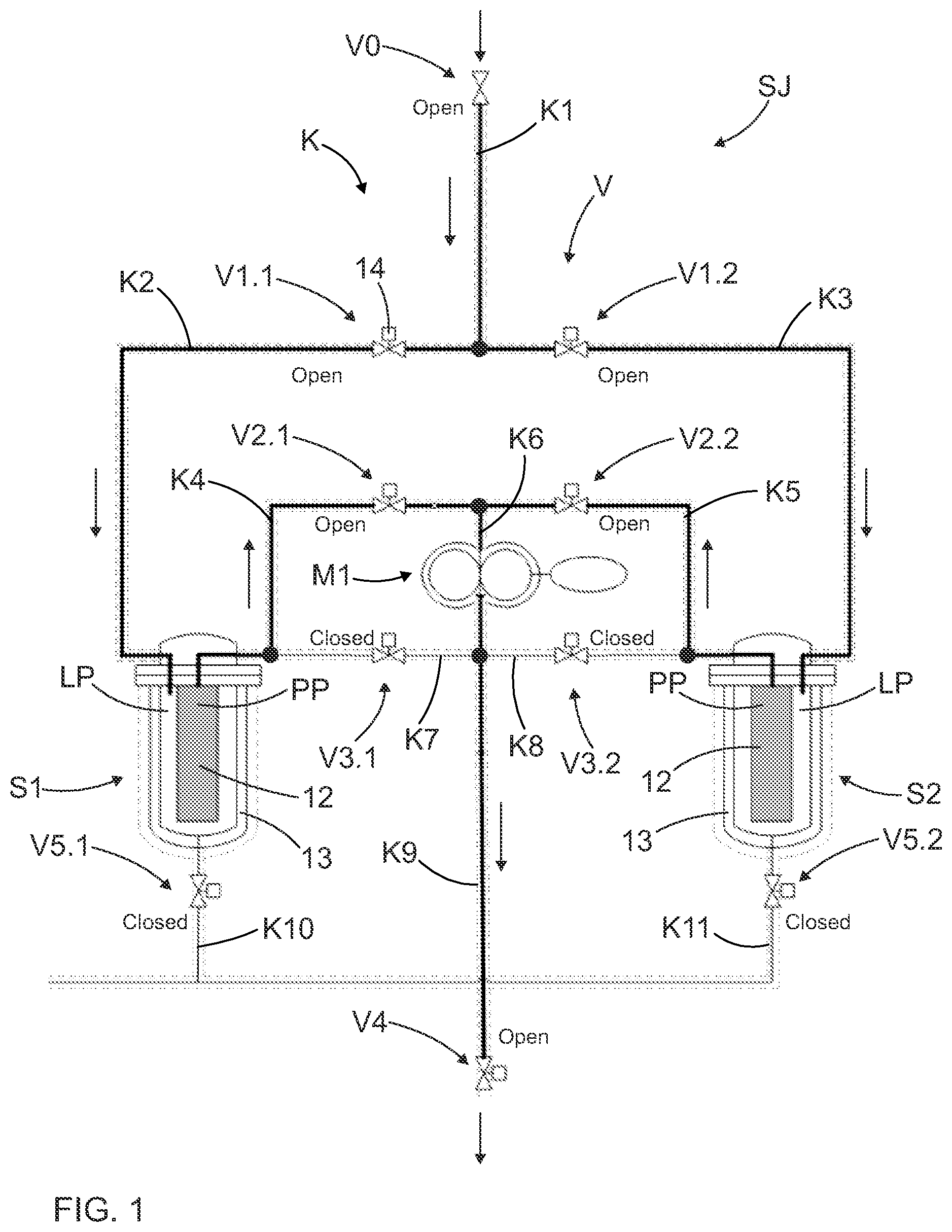 Patent US12350610 Figure 1 – Filter system and method for filtering