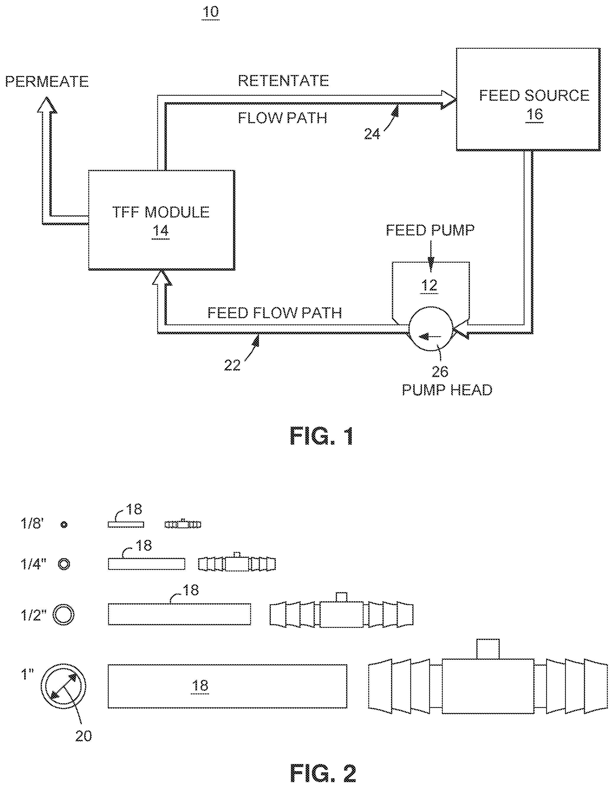 Patent US12350625 — Scalable tangential flow filtration method and retrofit kit — Figure 1