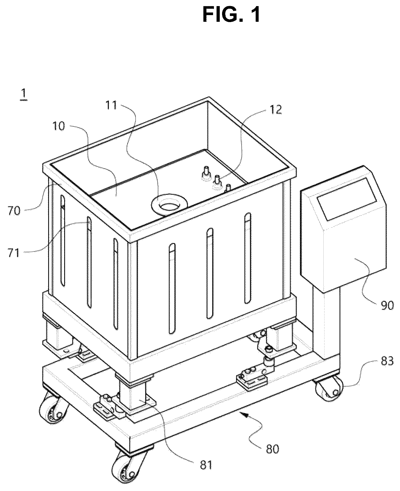 Patent US12350634 — Magnetic mixer and magnetic mixing system — Figure 1