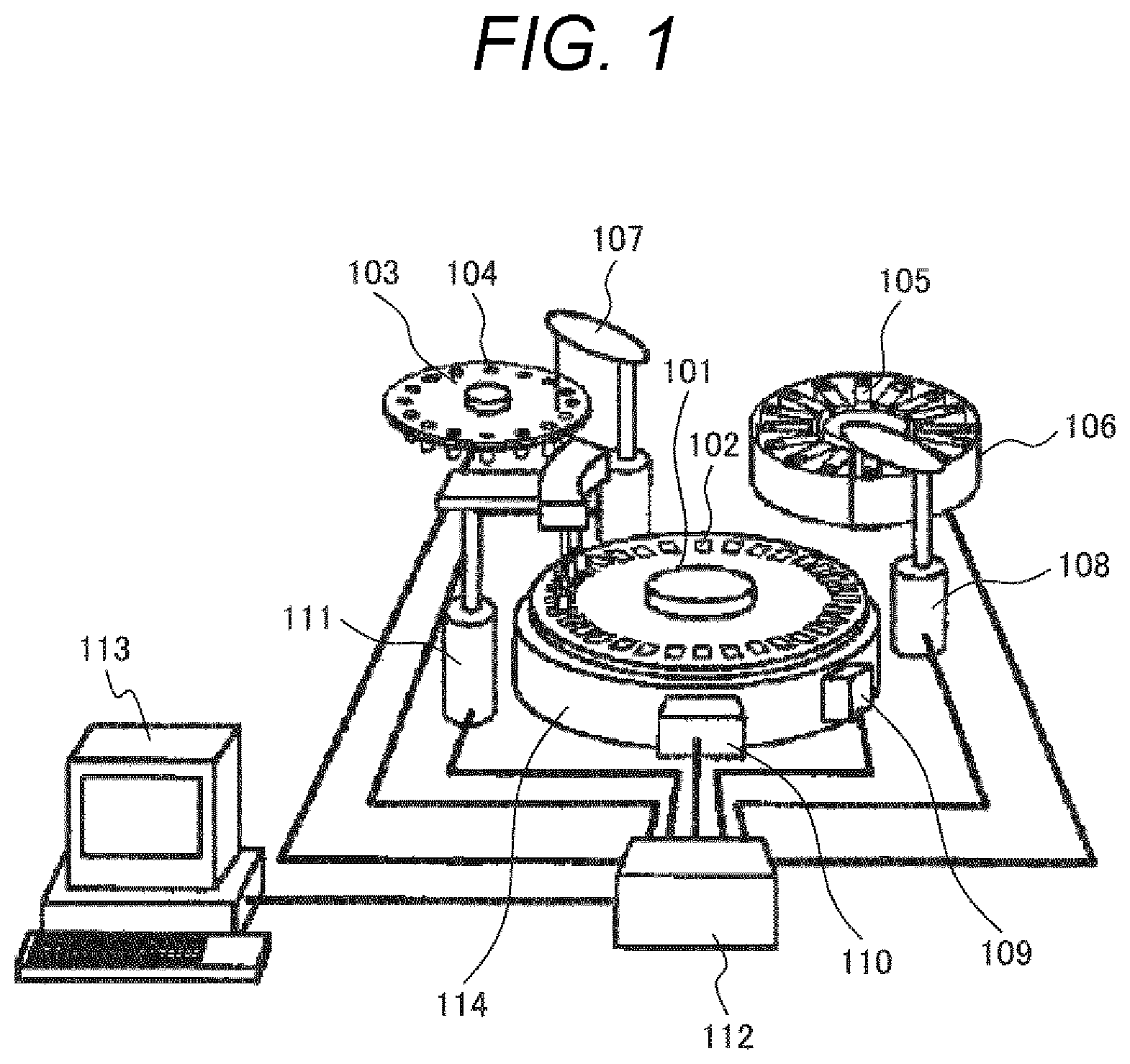 Patent US12350666 — Chemical analysis apparatus — Figure 1