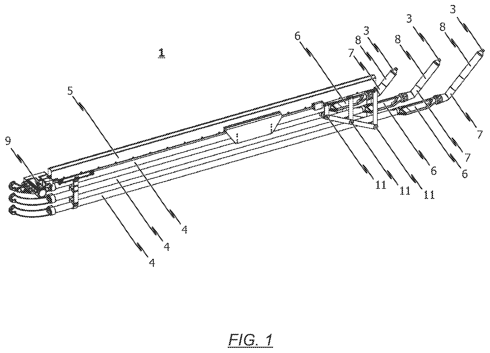 Patent US12350696 — Arrangement and method for the preferably automatic coating of objects — Figure 1