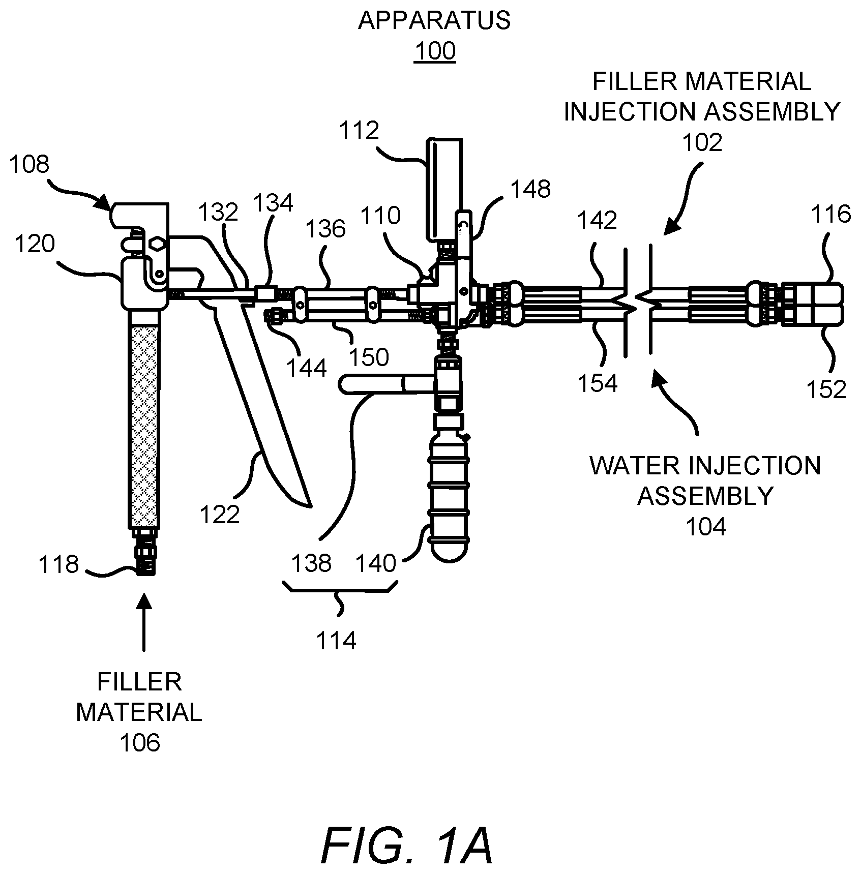 Patent US12350701 Figure 1 – Injection gun