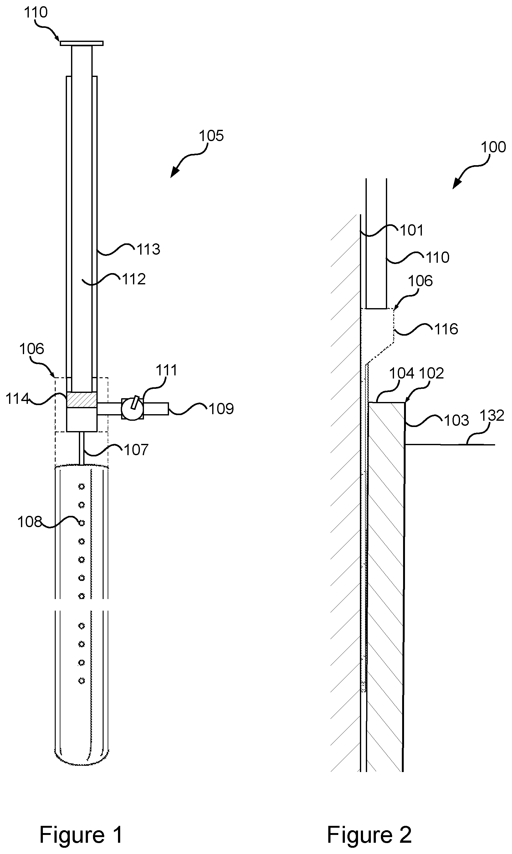 Patent US12350707 — Purgeable injection apparatus for spill-free replenishment of embedded foundation preservation wraps — Figure 1