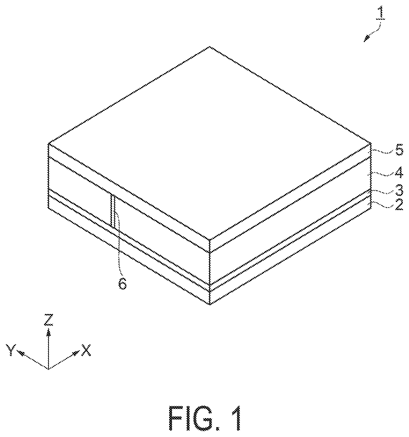 Patent US12350711 — Ultrasonic element and ultrasonic device — Figure 1