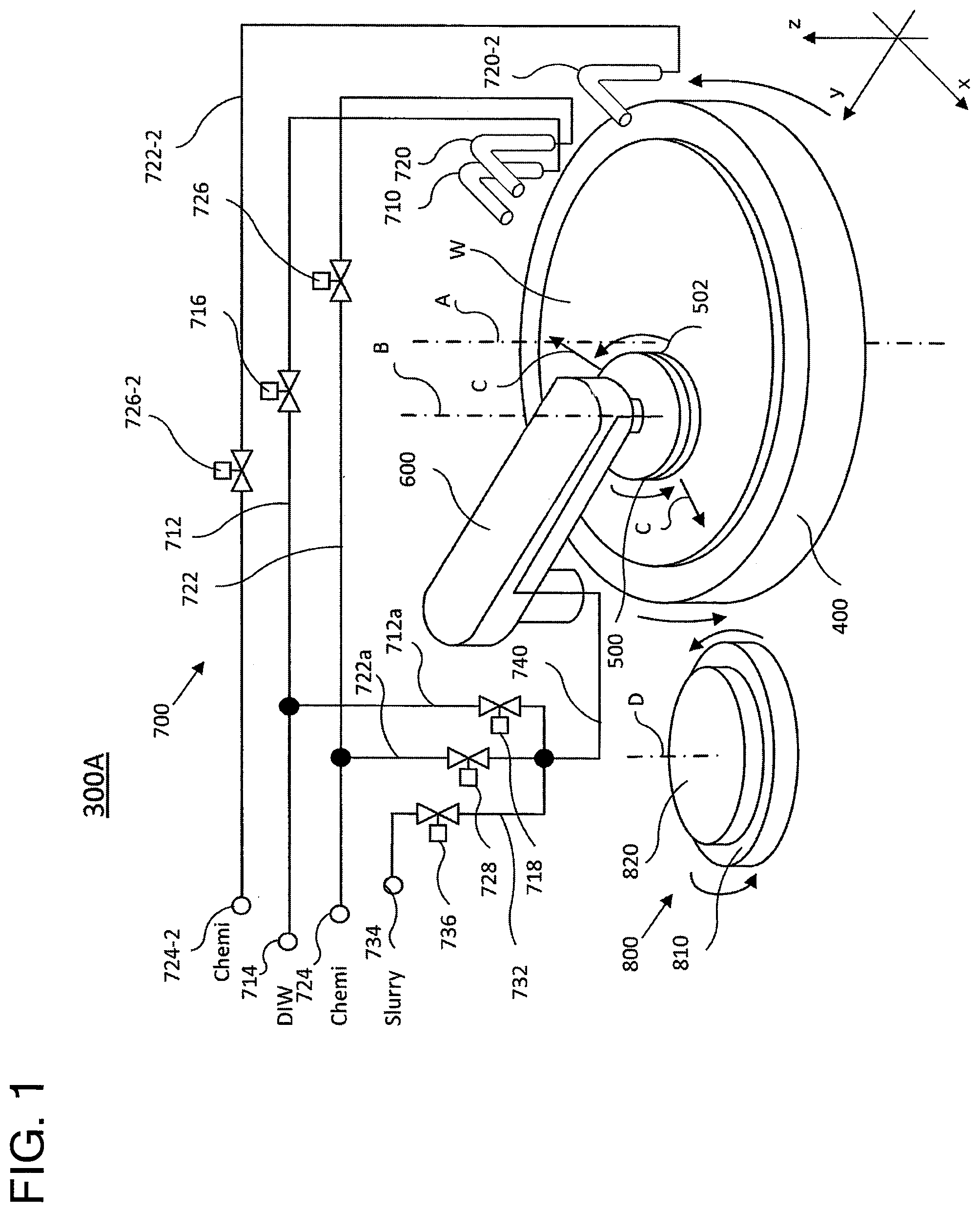 Patent US12350787 — Substrate processing apparatus — Figure 1