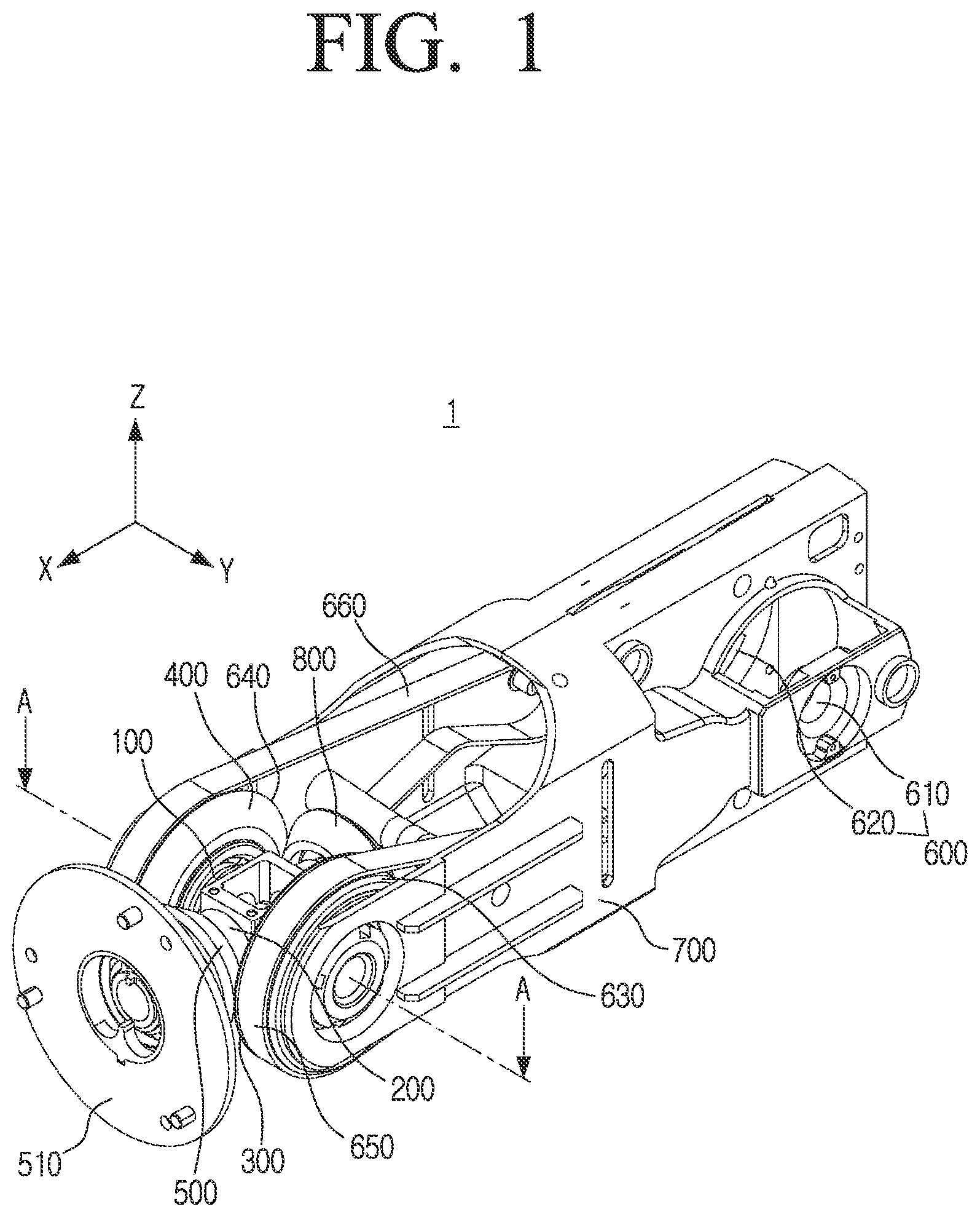 Patent US12350818 — Joint device for robot — Figure 1