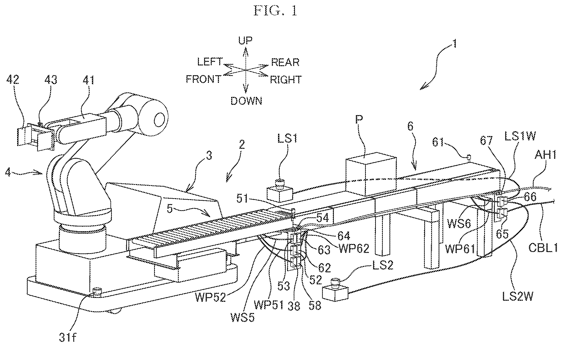 Patent US12350826 — Loading and unloading system — Figure 1
