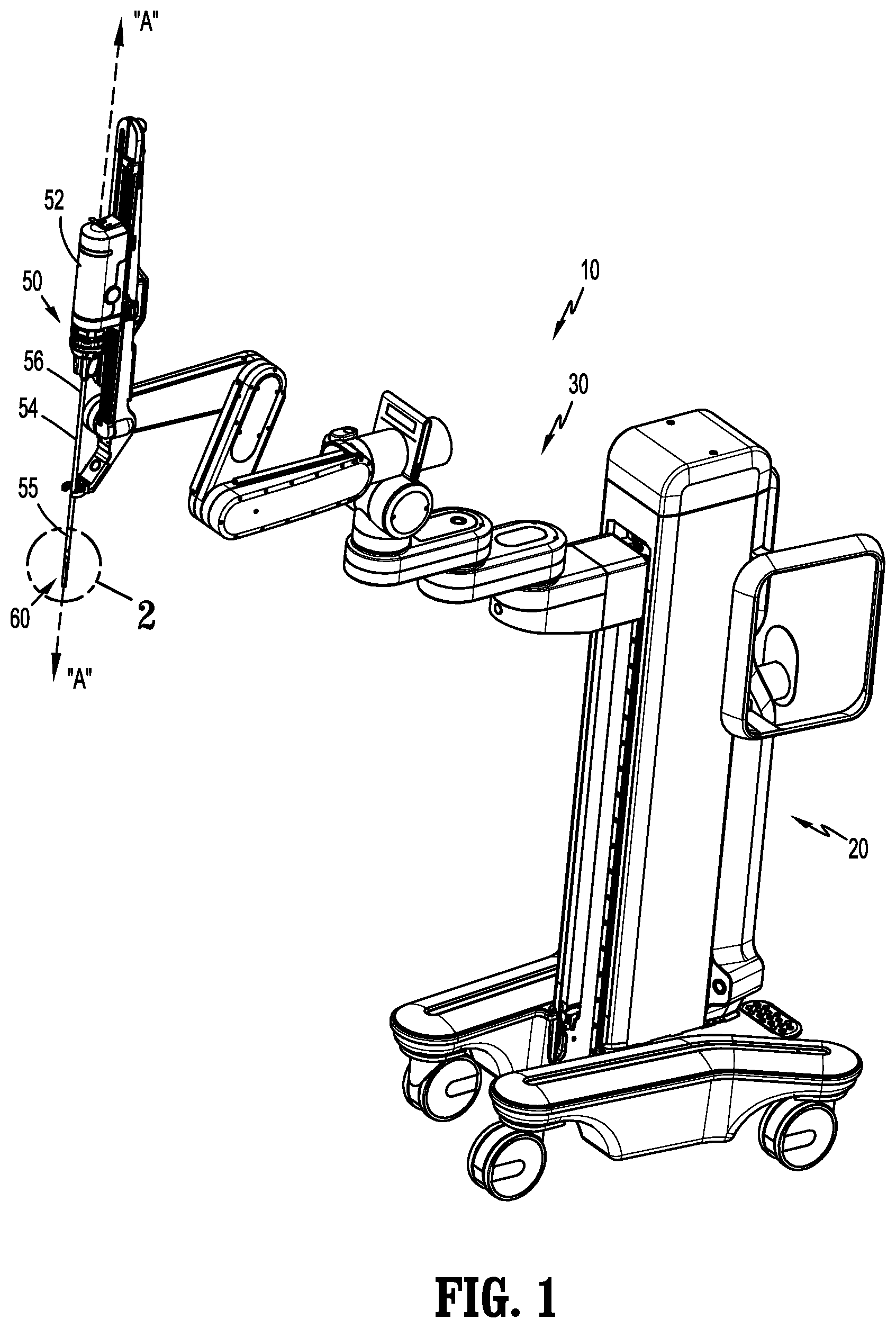 Patent US12350828 — Surgical robotic systems including surgical instruments with articulation — Figure 1