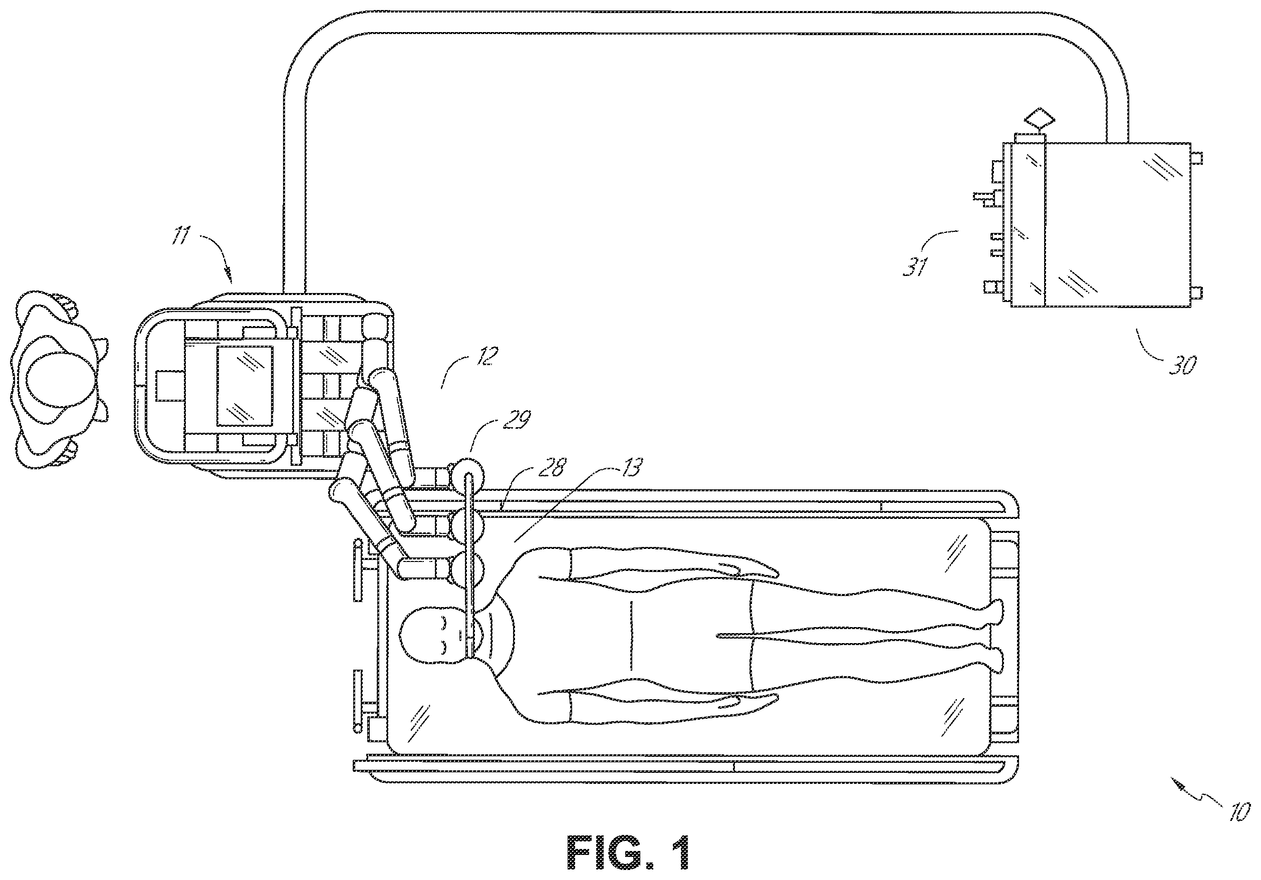 Patent US12350829 — Systems and methods for constrained motion control of medical instruments — Figure 1