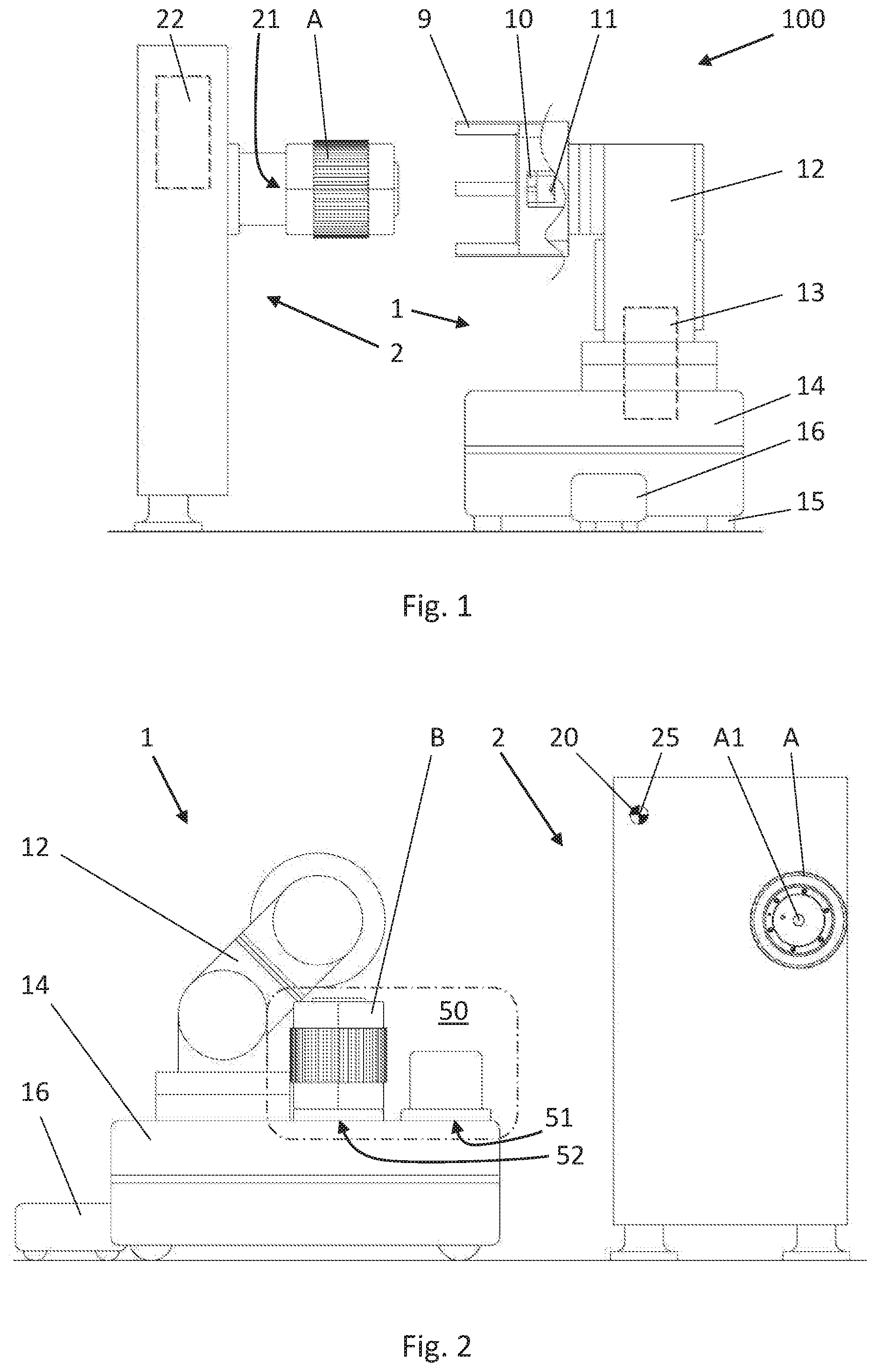 Patent US12350831 Figure 1 – Method for replacing a component in an automatic machine