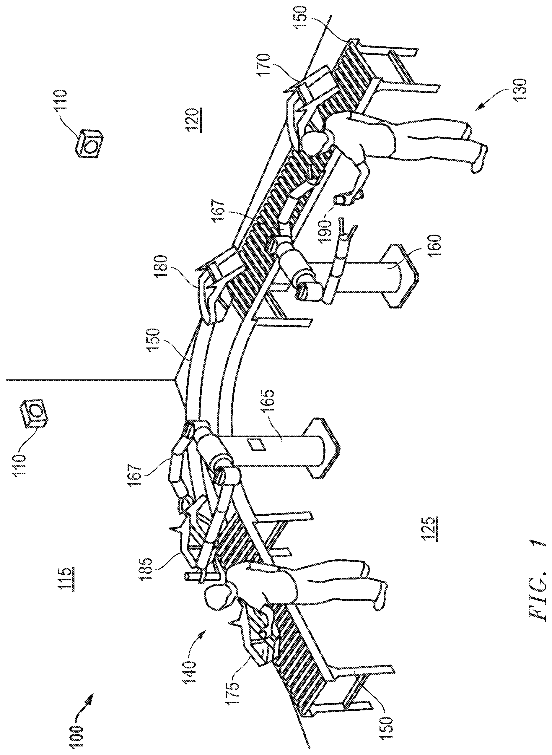 Patent US12350842 — Collaborative robotic system — Figure 1