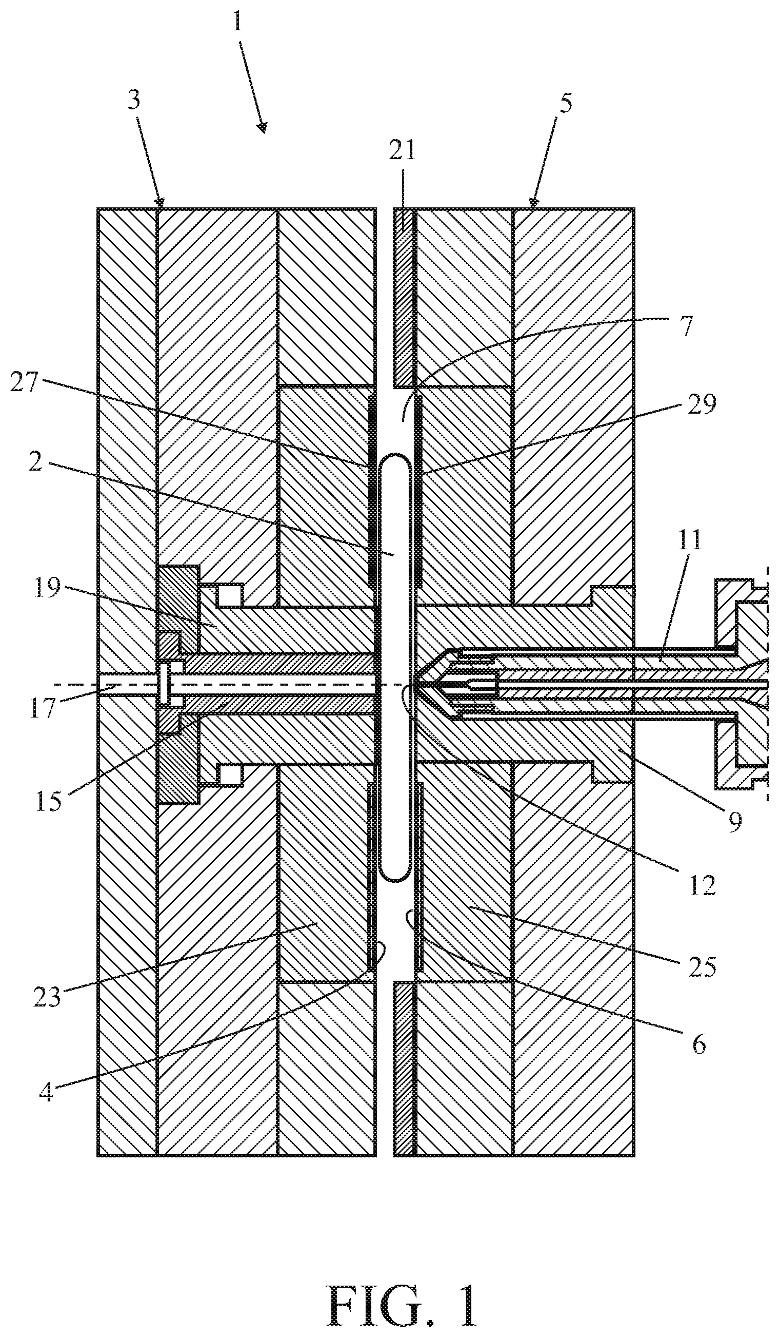 Patent US12350867 Figure 1 – Method for producing gramophone records by injection moulding