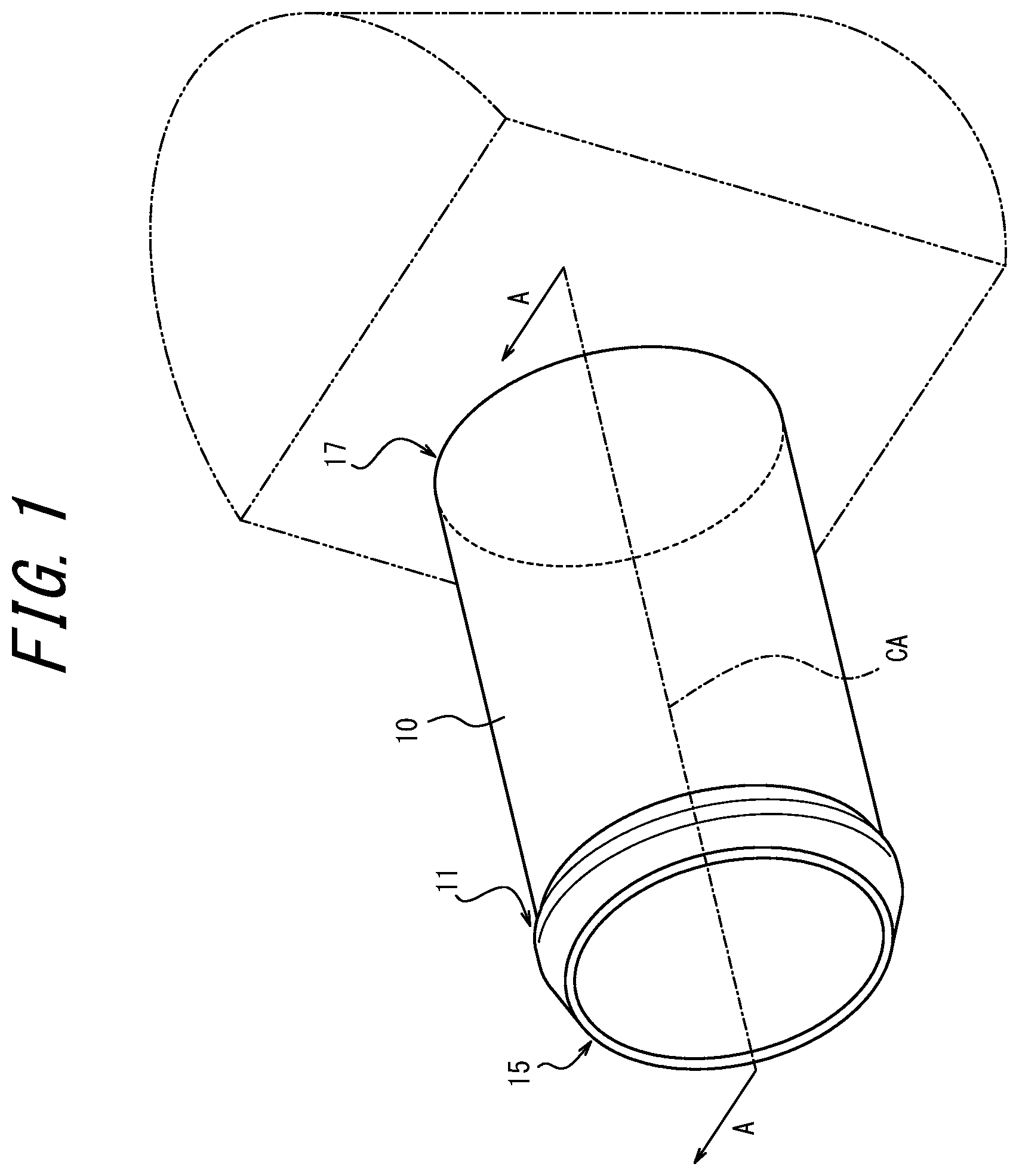 Patent US12350868 — Forced extraction molded article, polyarylene sulfide resin composition, and method for producing forced extraction molded article — Figure 1