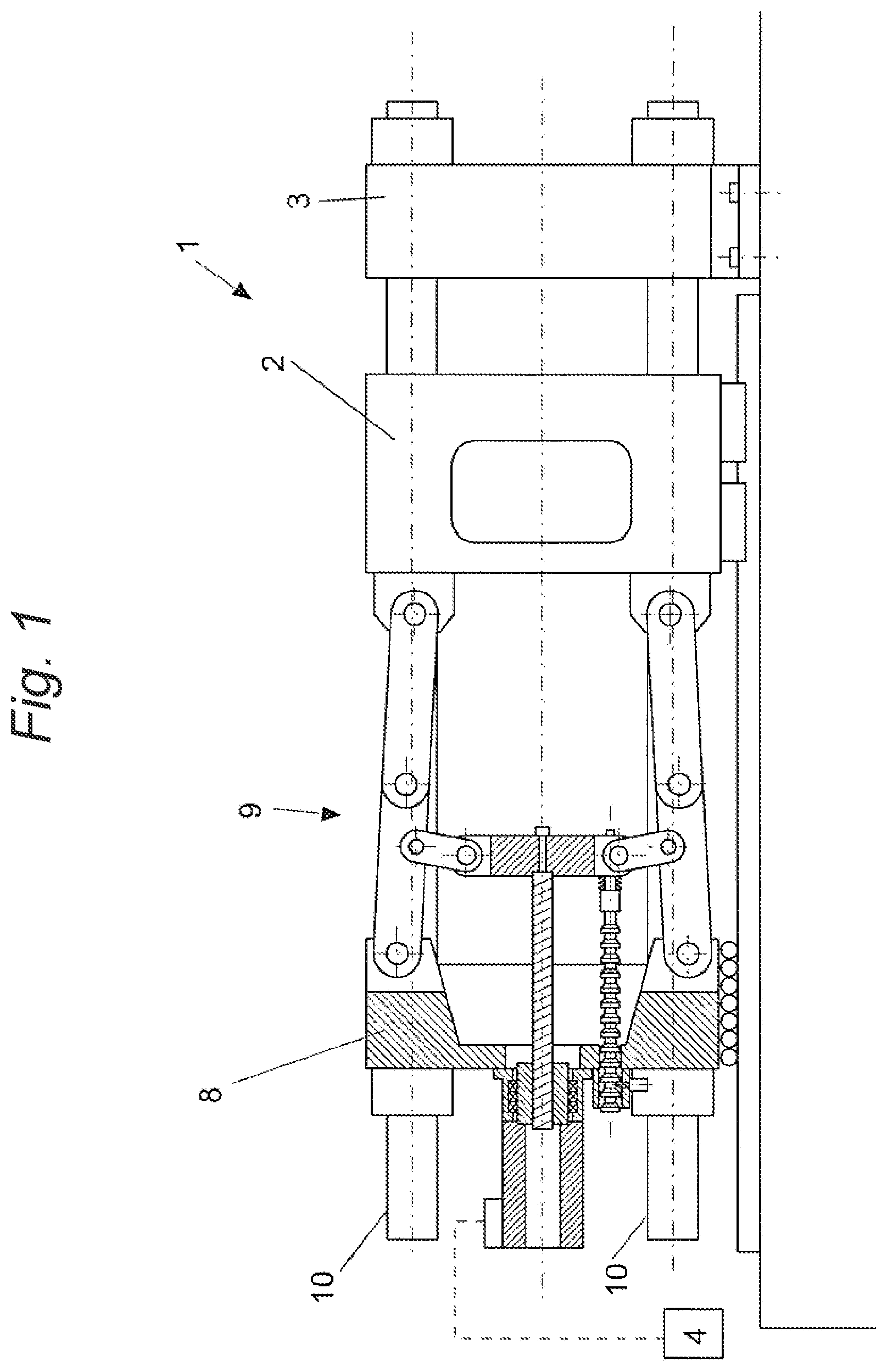 Patent US12350873 — Method for moving a movable platen — Figure 1