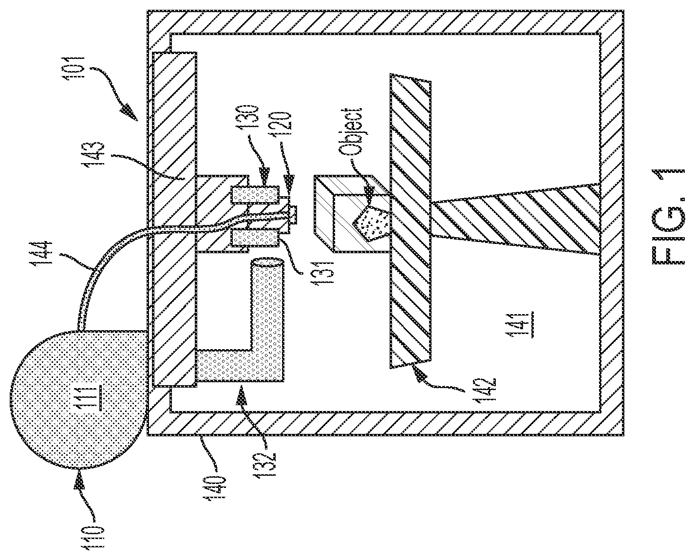 Patent US12350883 — Heated three-dimensional printer head for variable material deposition — Figure 1