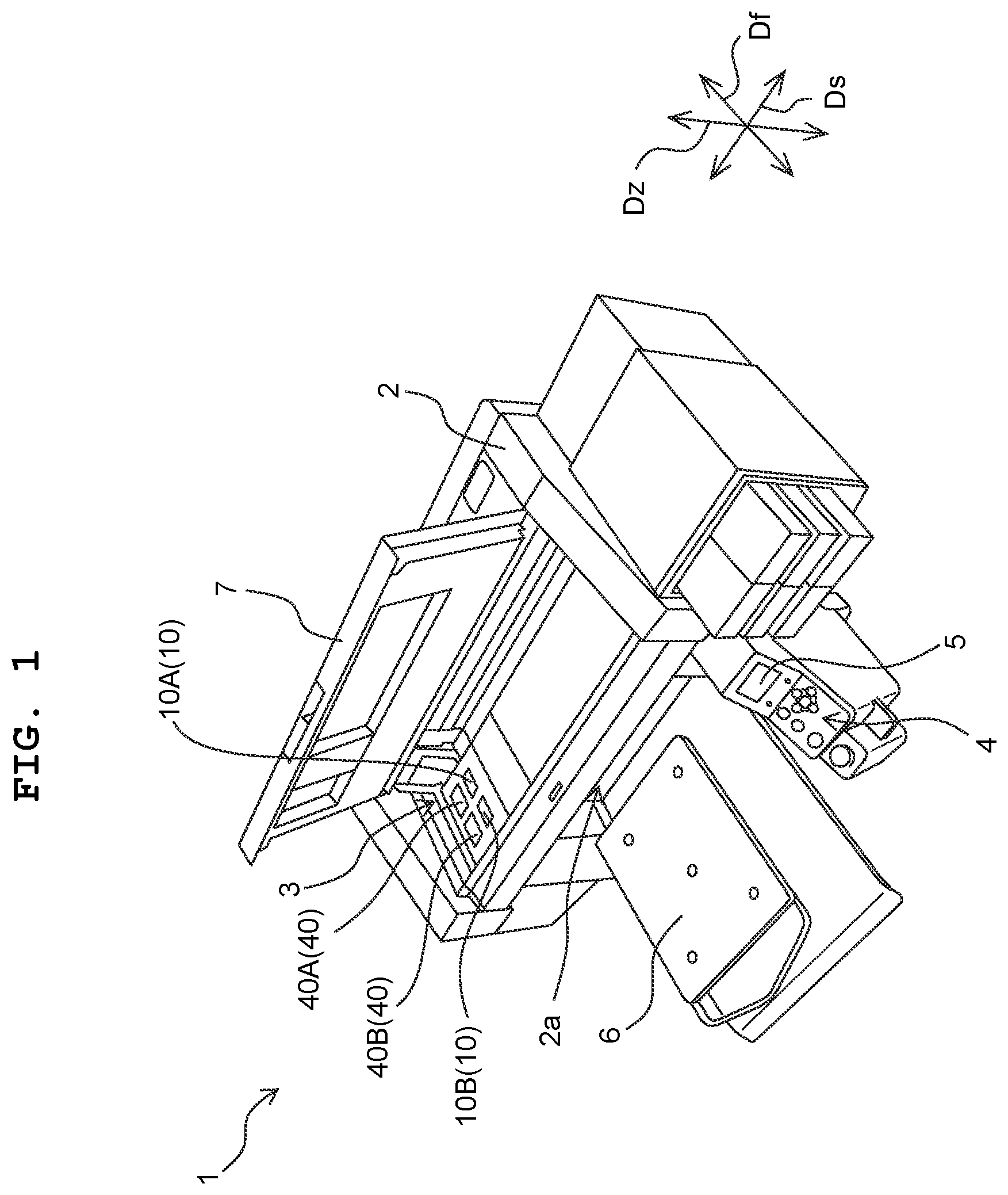Patent US12350931 — Liquid droplet ejecting apparatus — Figure 1