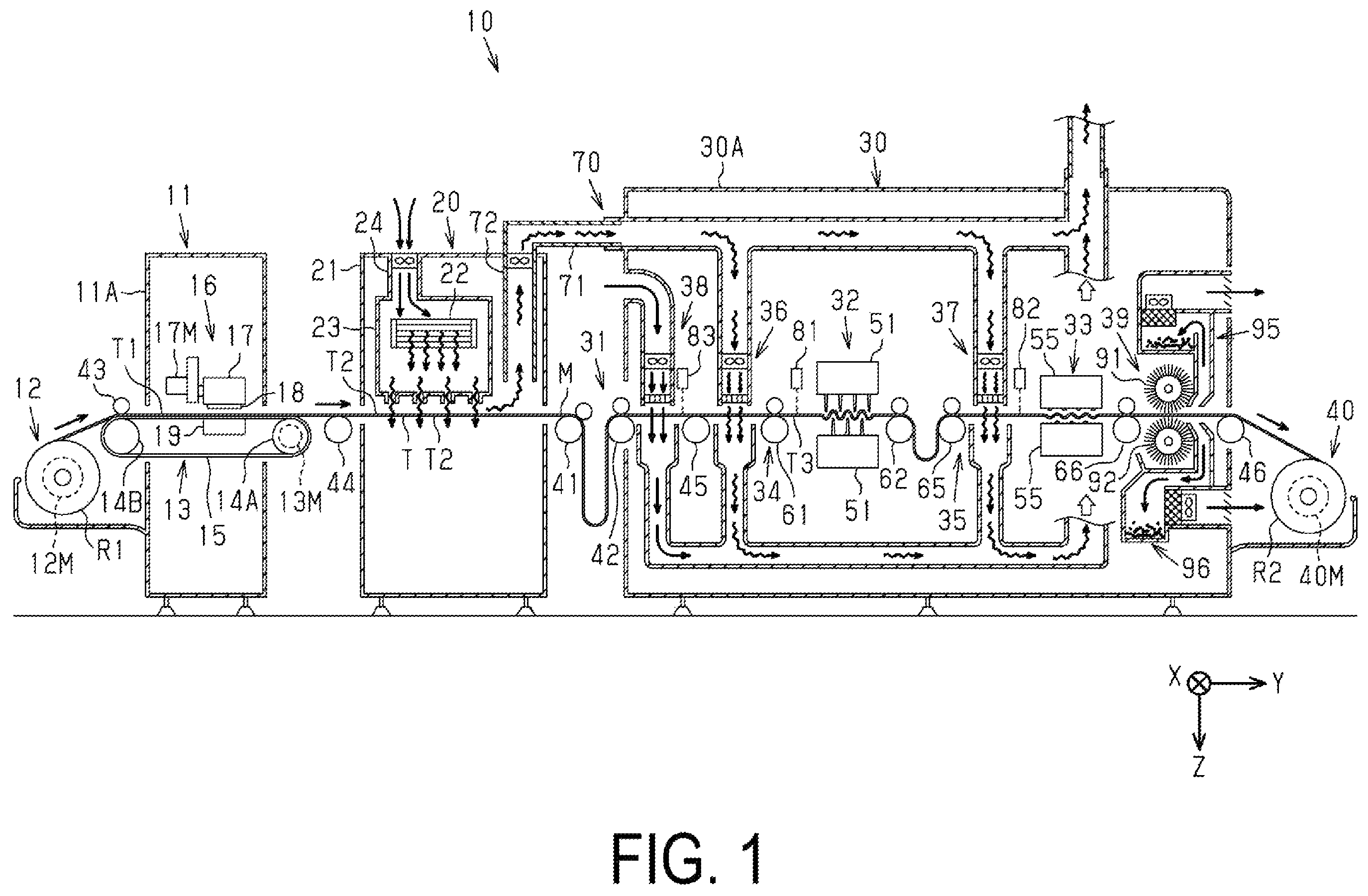 Patent US12350948 — Printing system and processing apparatus — Figure 1